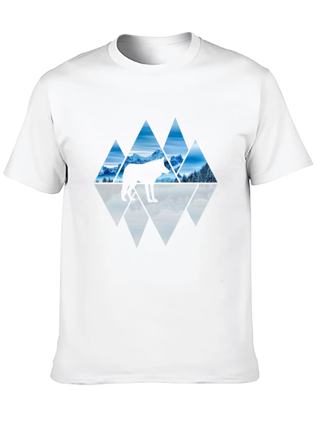Wolf Mountains Nature Lover Ice Soft Cotton Short Sleeve Tee ¨C Unisex Wardrobe Staple