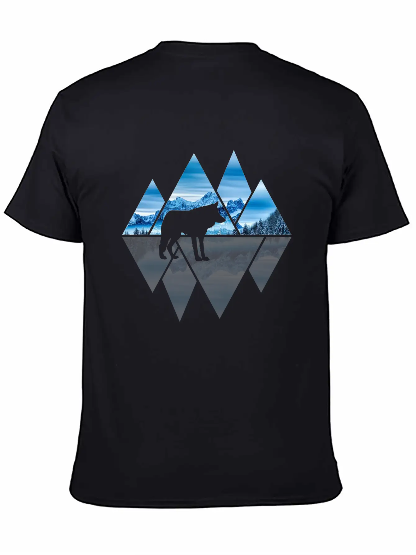 Wolf Mountains Nature Lover Ice Soft Cotton Short Sleeve Tee ¨C Unisex Wardrobe Staple