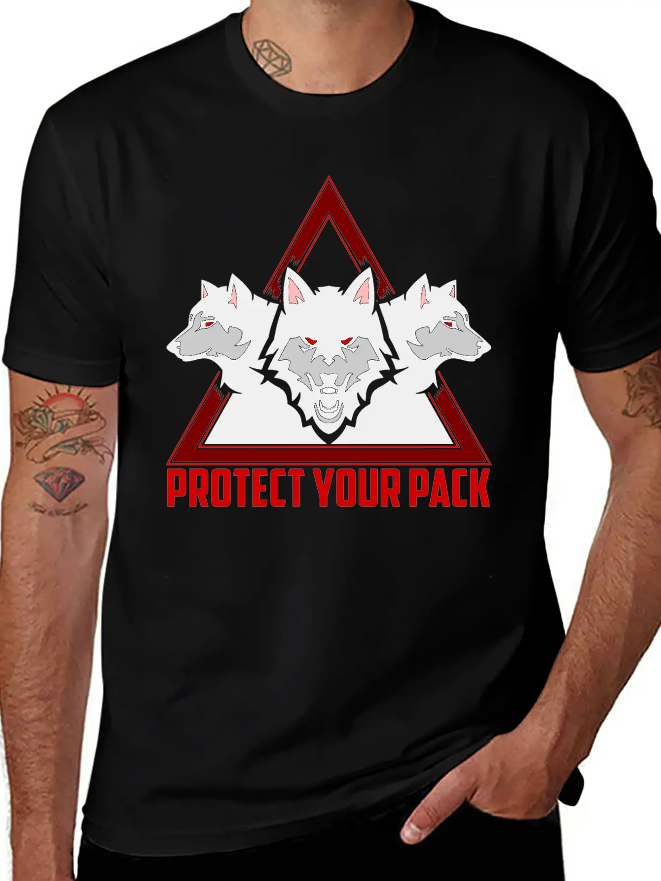 Wolf Pack Unisex Casual T-Shirt ¨C Clean Design For Daily Comfort