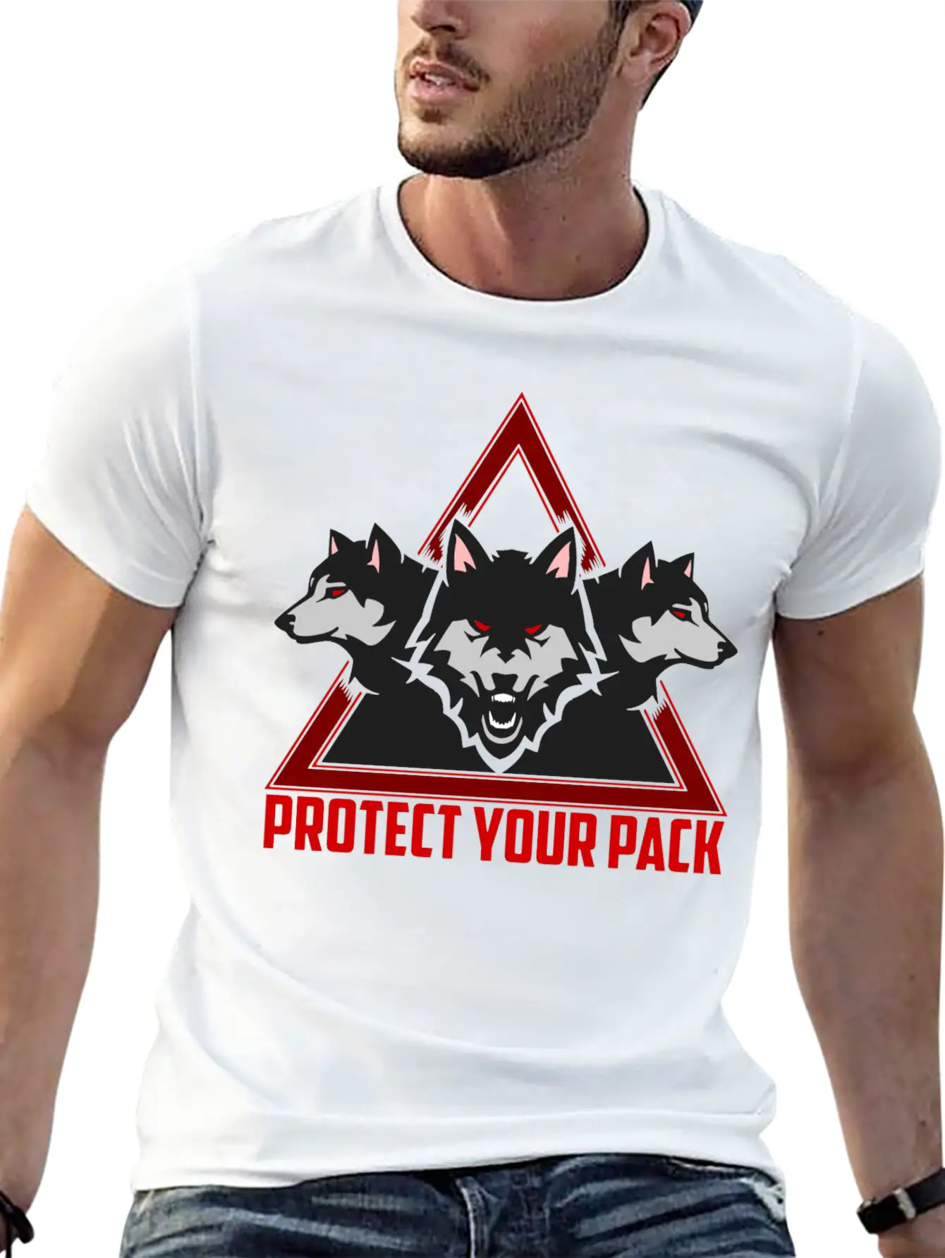 Wolf Pack Unisex Casual T-Shirt ¨C Clean Design For Daily Comfort