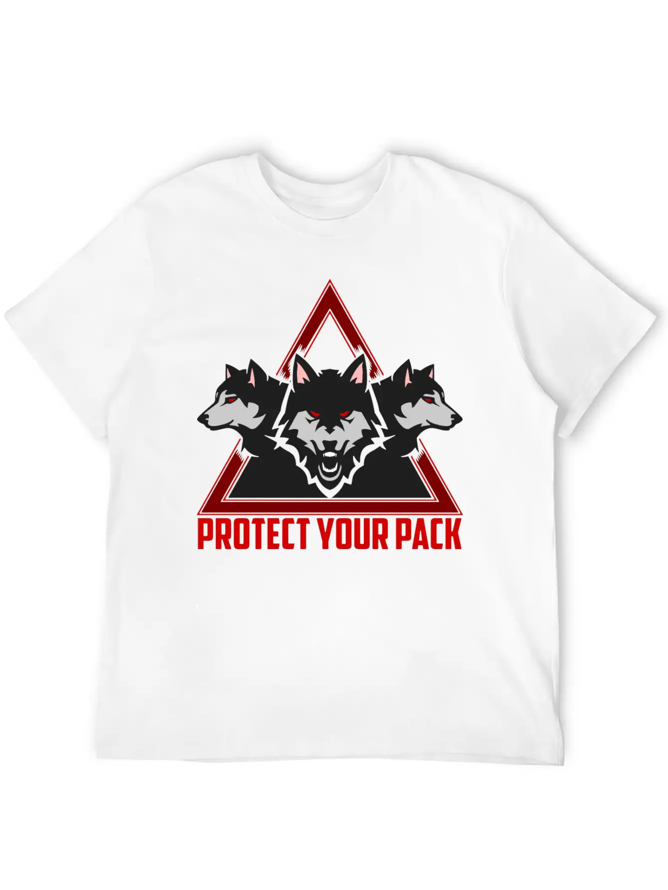 Wolf Pack Unisex Casual T-Shirt ¨C Clean Design For Daily Comfort