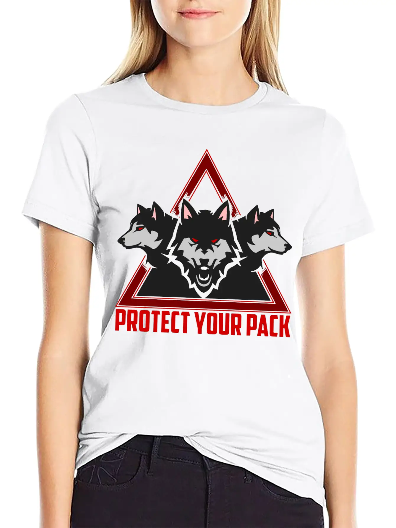 Wolf Pack Unisex Casual T-Shirt ¨C Clean Design For Daily Comfort