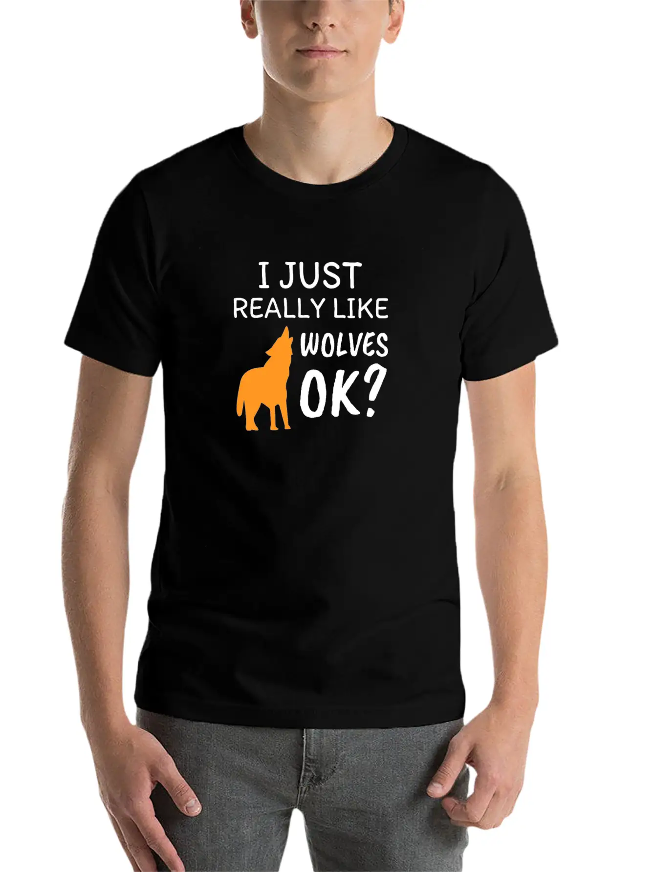 Wolf Soft Cotton Short Sleeve Tee ¨C Unisex Wardrobe Staple