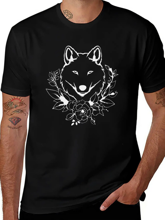 Wolf Unisex Casual T-Shirt ¨C Clean Design For Daily Comfort