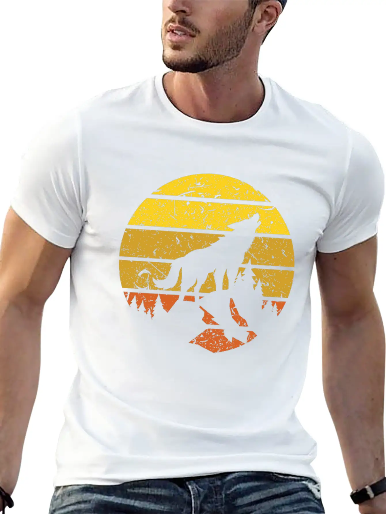 Wolf Wilderness Soft Cotton Short Sleeve Tee ¨C Unisex Wardrobe Staple