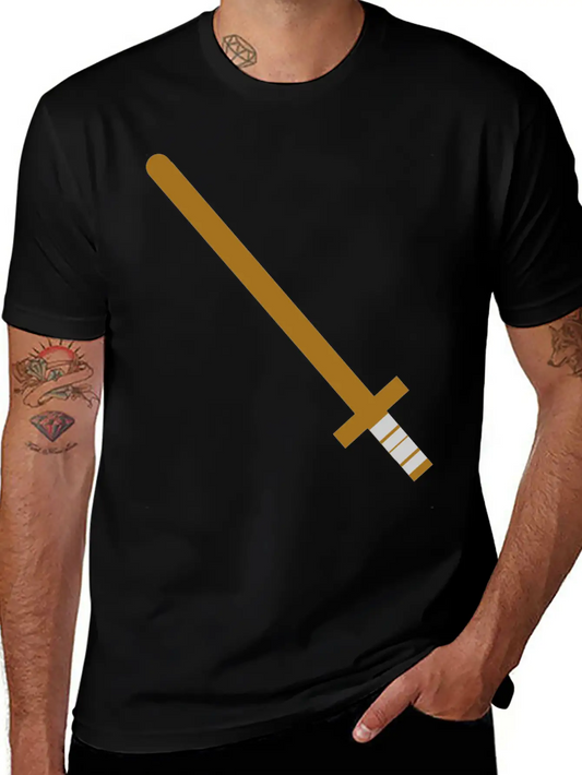 Wooden Sword Unisex Casual T-Shirt ¨C Clean Design For Daily Comfort