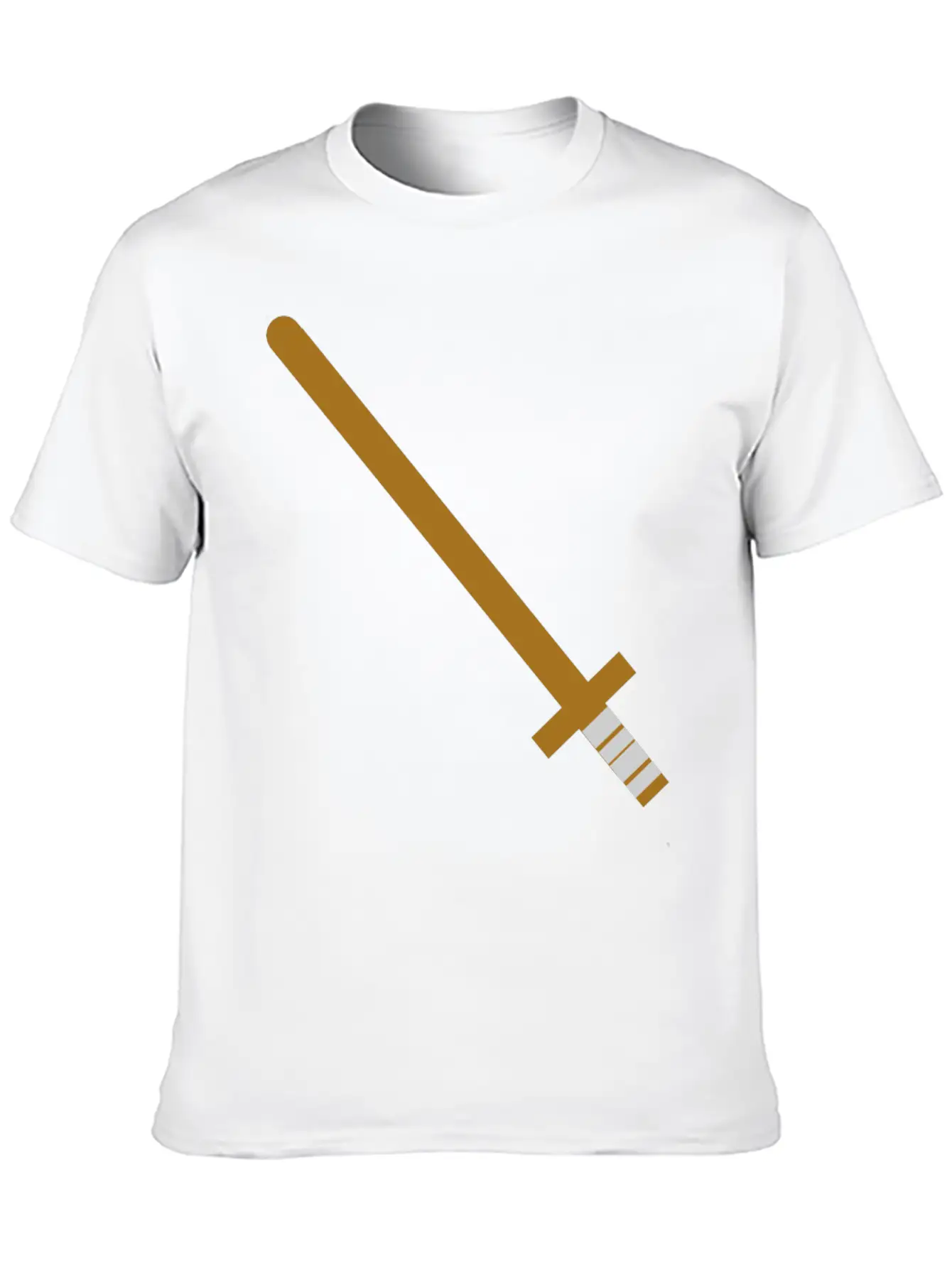 Wooden Sword Unisex Casual T-Shirt ¨C Clean Design For Daily Comfort