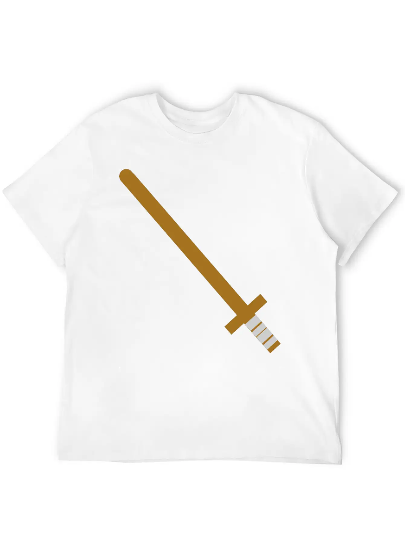 Wooden Sword Unisex Casual T-Shirt ¨C Clean Design For Daily Comfort