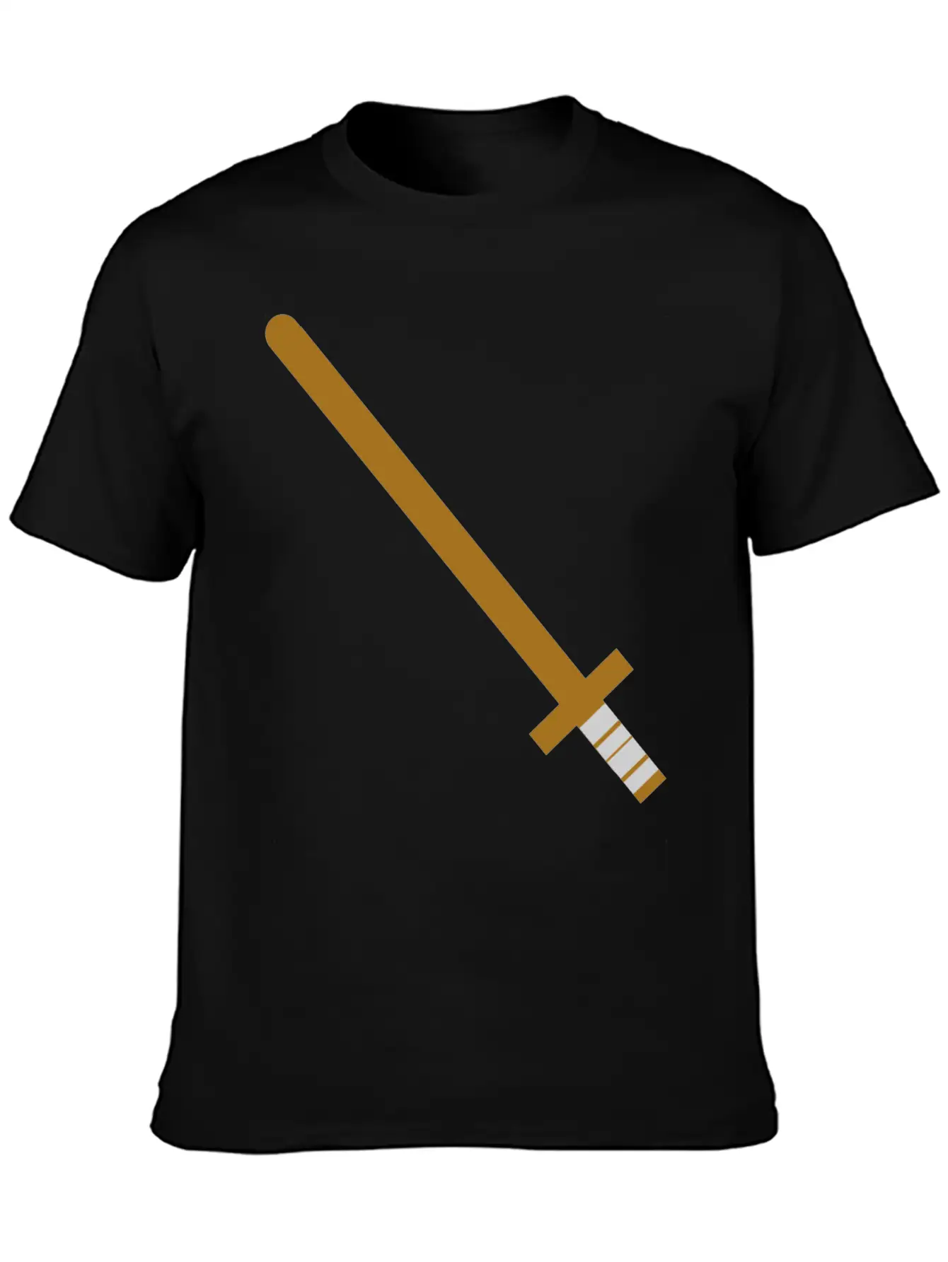 Wooden Sword Unisex Casual T-Shirt ¨C Clean Design For Daily Comfort