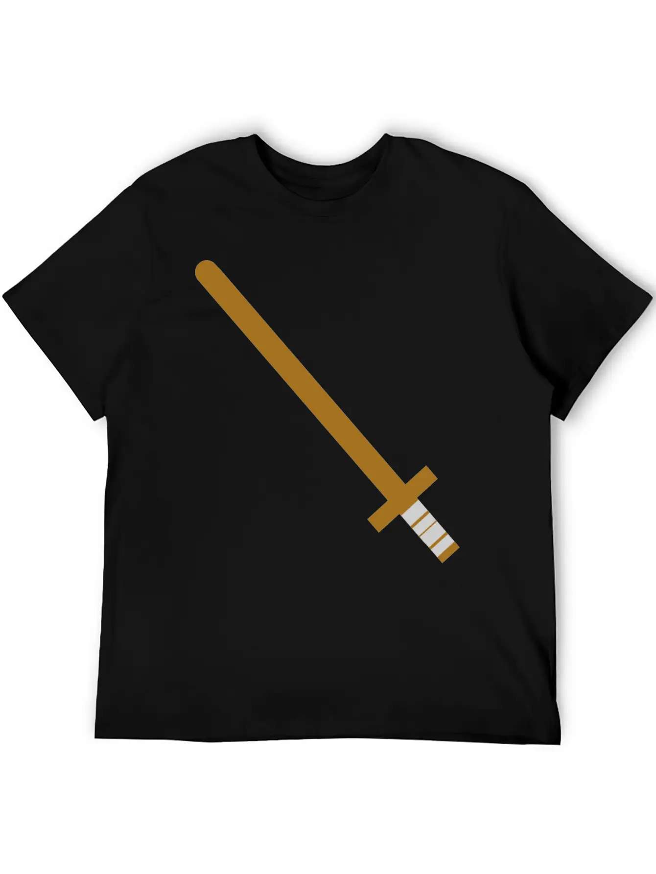 Wooden Sword Unisex Casual T-Shirt ¨C Clean Design For Daily Comfort