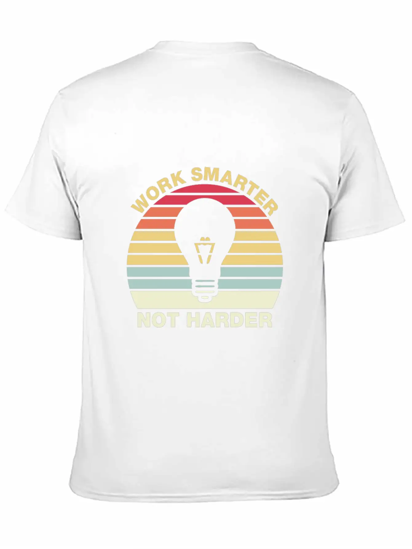 Work Smarter Not Harder Inspirational Quotes Essential Cotton Tee For Daily Outfits ¨C Unisex Style
