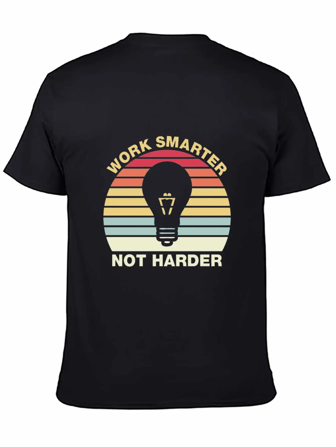 Work Smarter Not Harder Inspirational Quotes Essential Cotton Tee For Daily Outfits ¨C Unisex Style