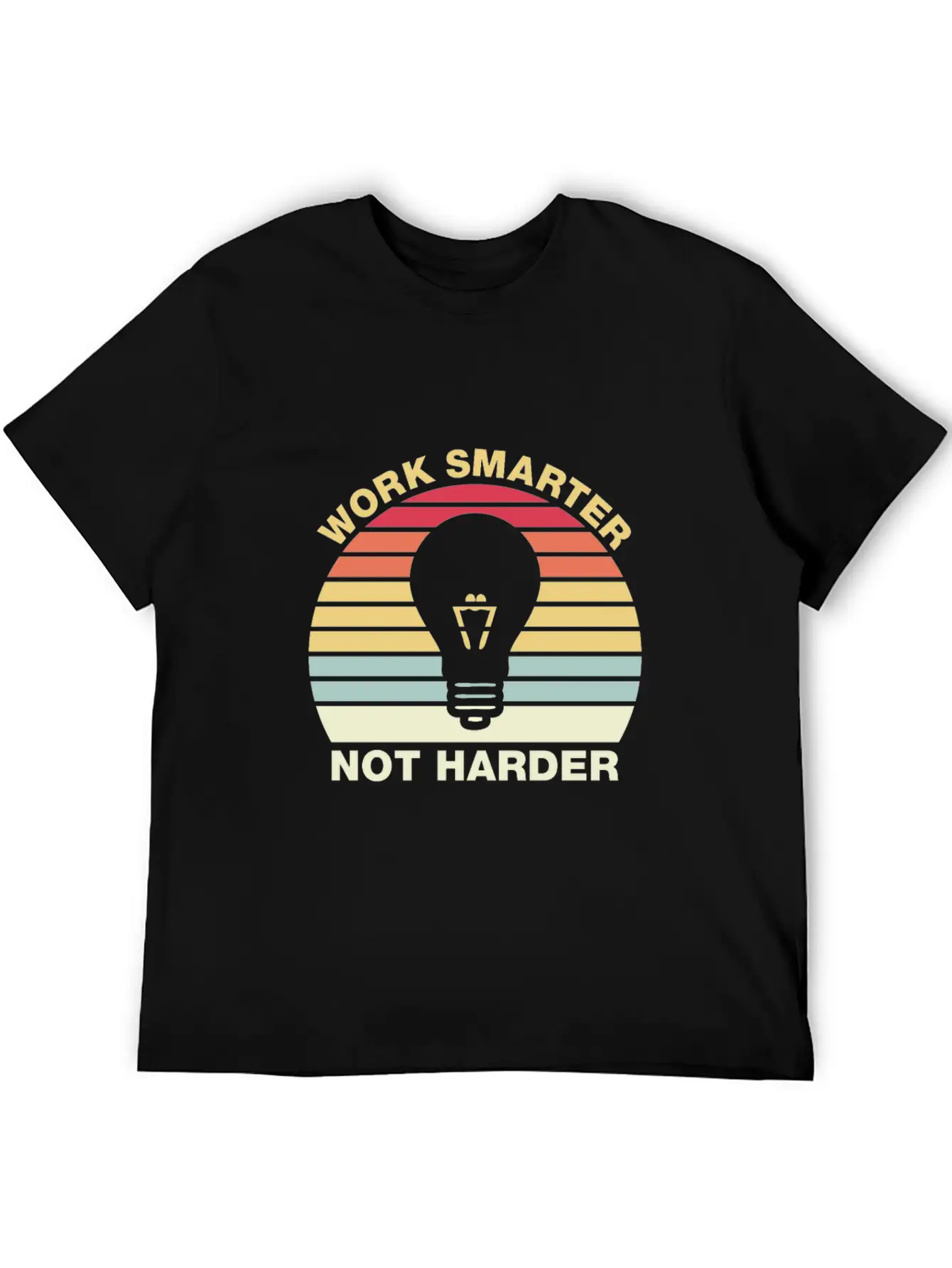 Work Smarter Not Harder Inspirational Quotes Essential Cotton Tee For Daily Outfits ¨C Unisex Style