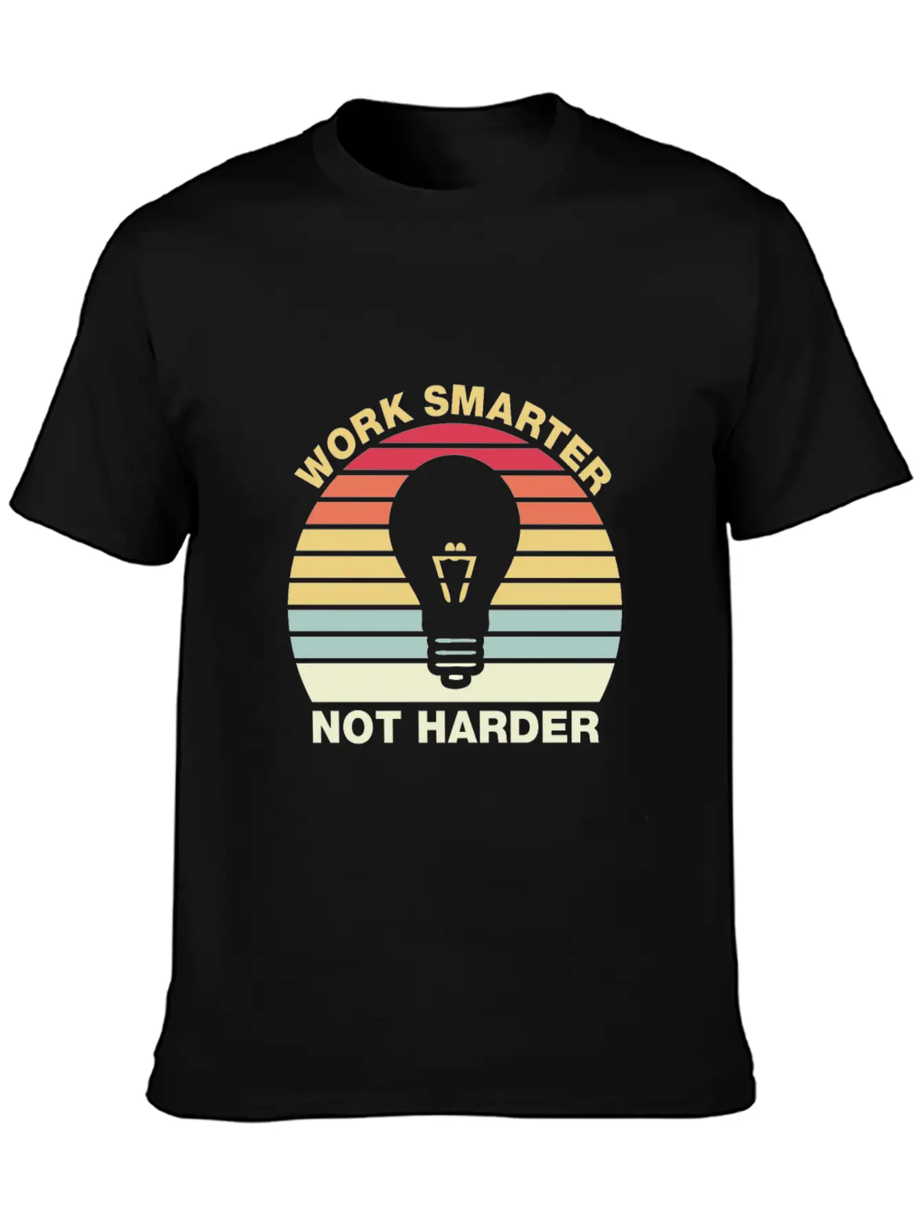 Work Smarter Not Harder Inspirational Quotes Essential Cotton Tee For Daily Outfits ¨C Unisex Style