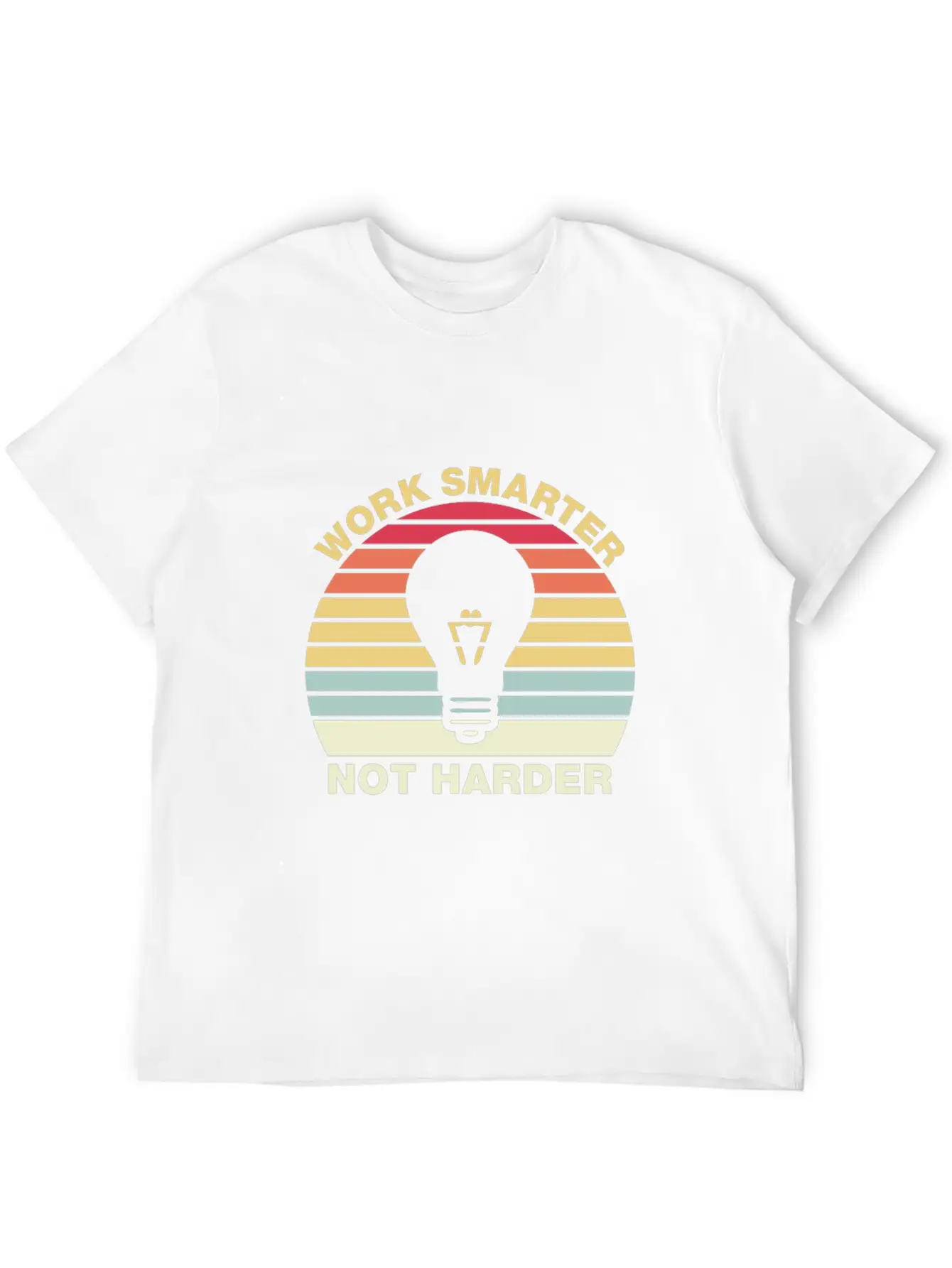 Work Smarter Not Harder Inspirational Quotes Essential Cotton Tee For Daily Outfits ¨C Unisex Style