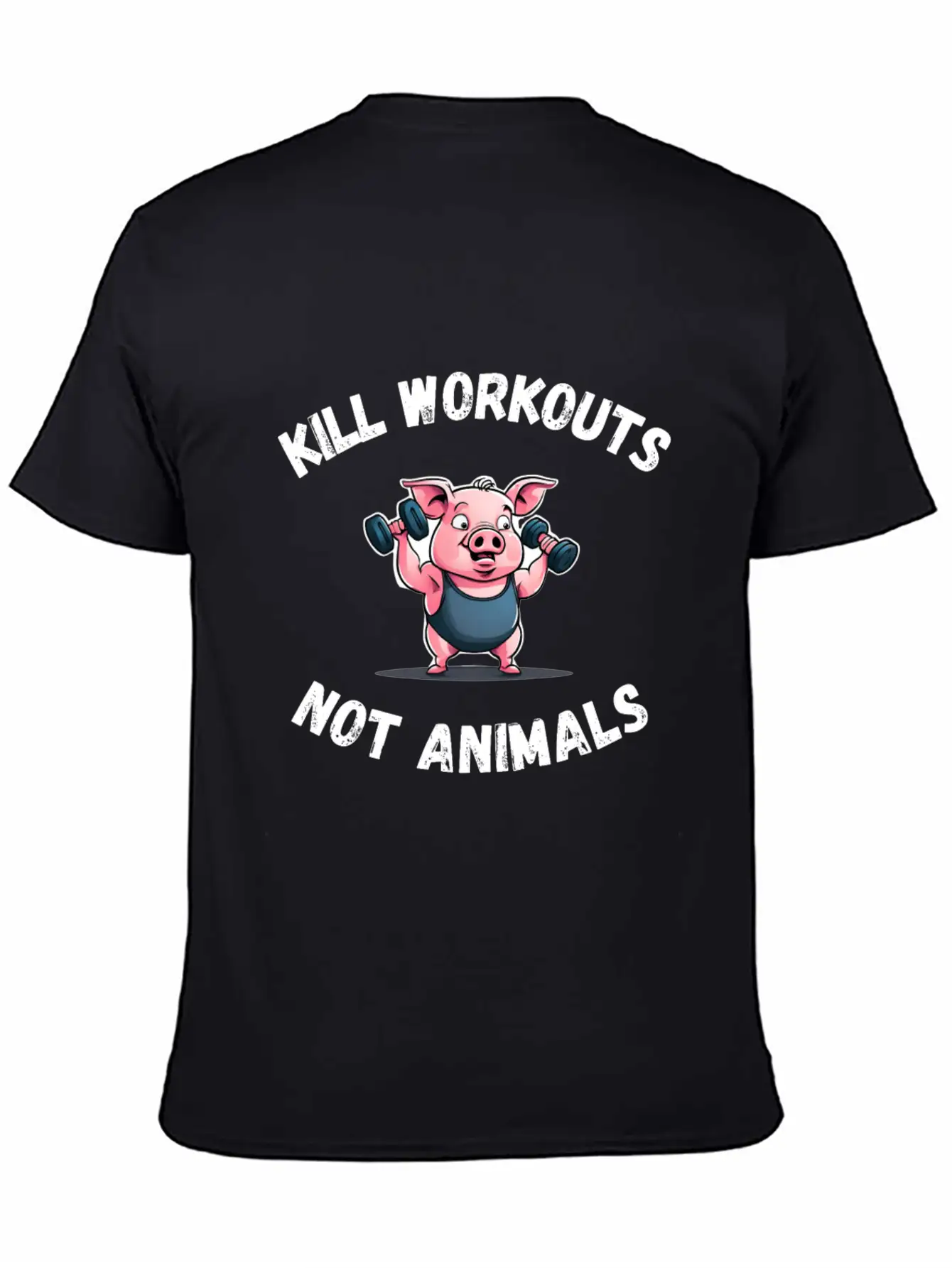 Workout Pig Basic Graphic T-Shirt ¨C Daily Comfort In Soft Cotton