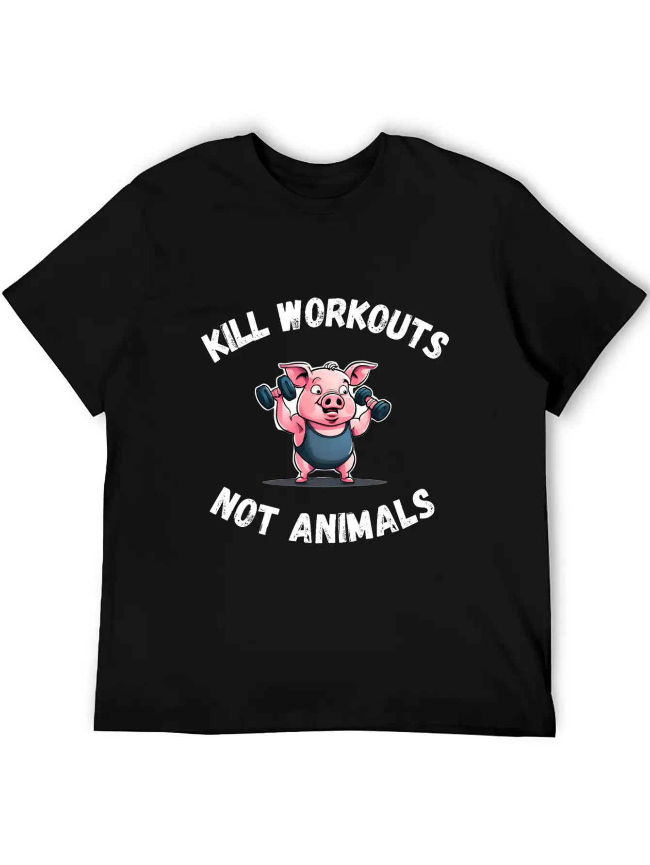 Workout Pig Basic Graphic T-Shirt ¨C Daily Comfort In Soft Cotton
