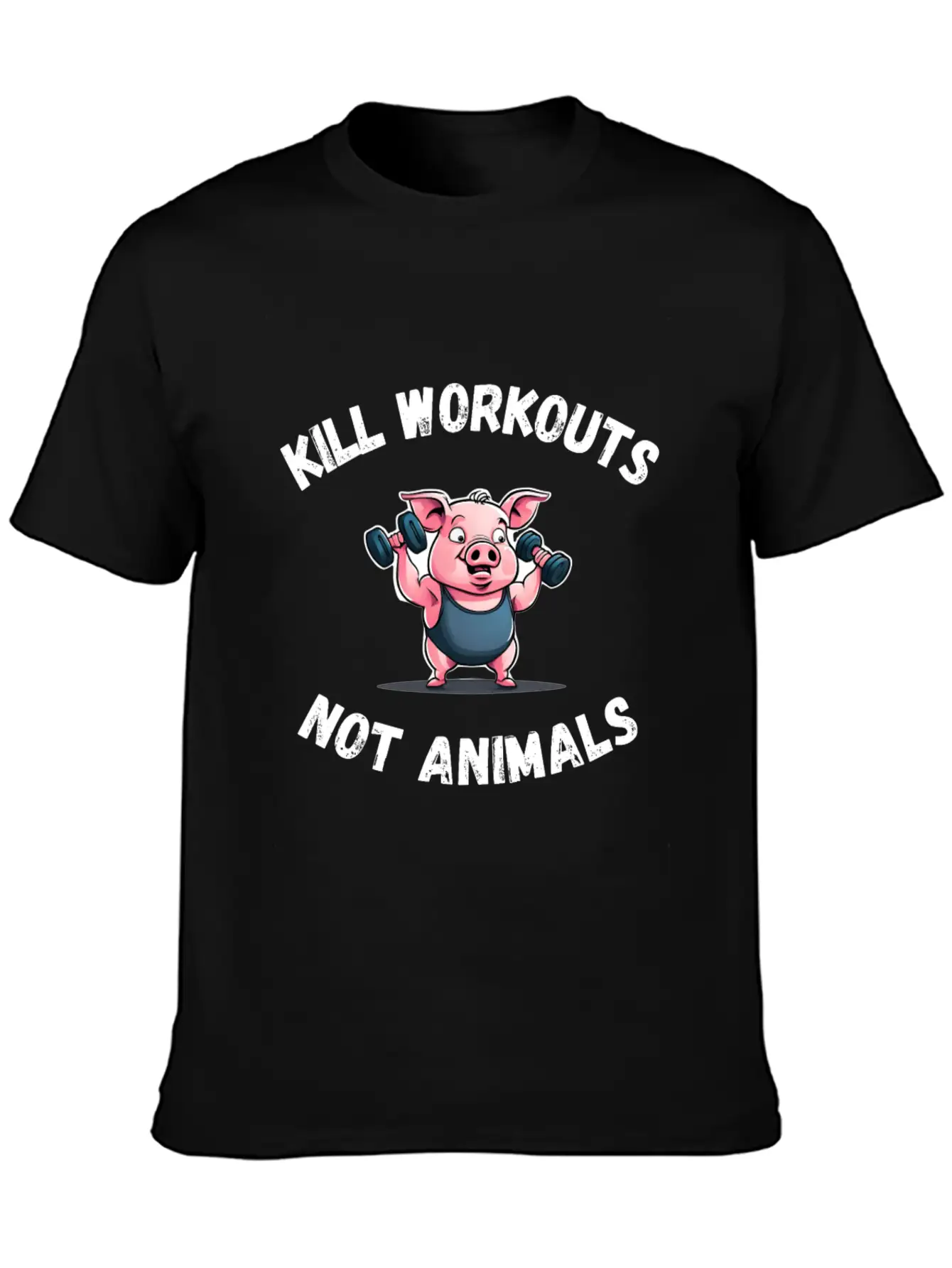 Workout Pig Basic Graphic T-Shirt ¨C Daily Comfort In Soft Cotton