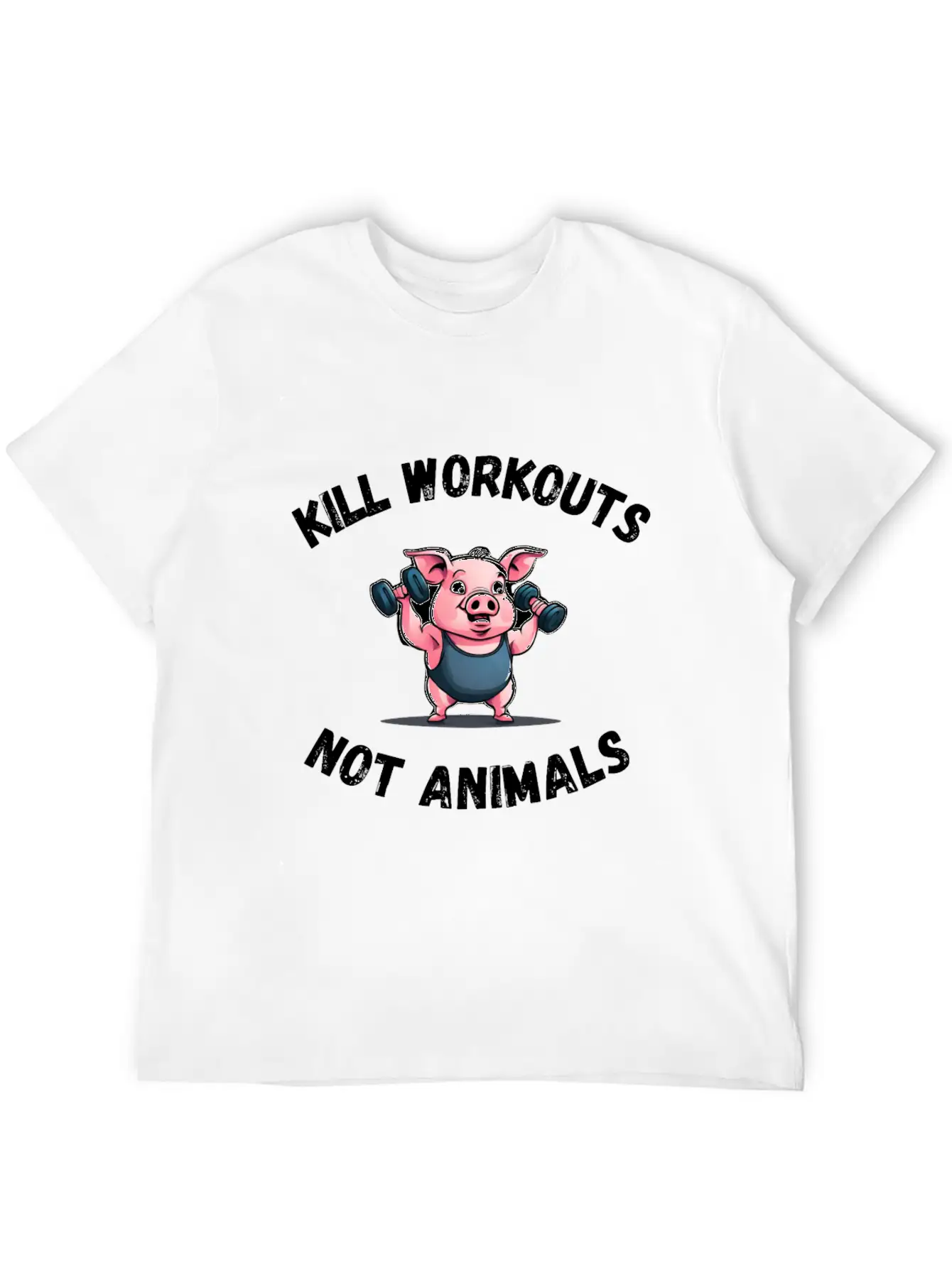 Workout Pig Basic Graphic T-Shirt ¨C Daily Comfort In Soft Cotton