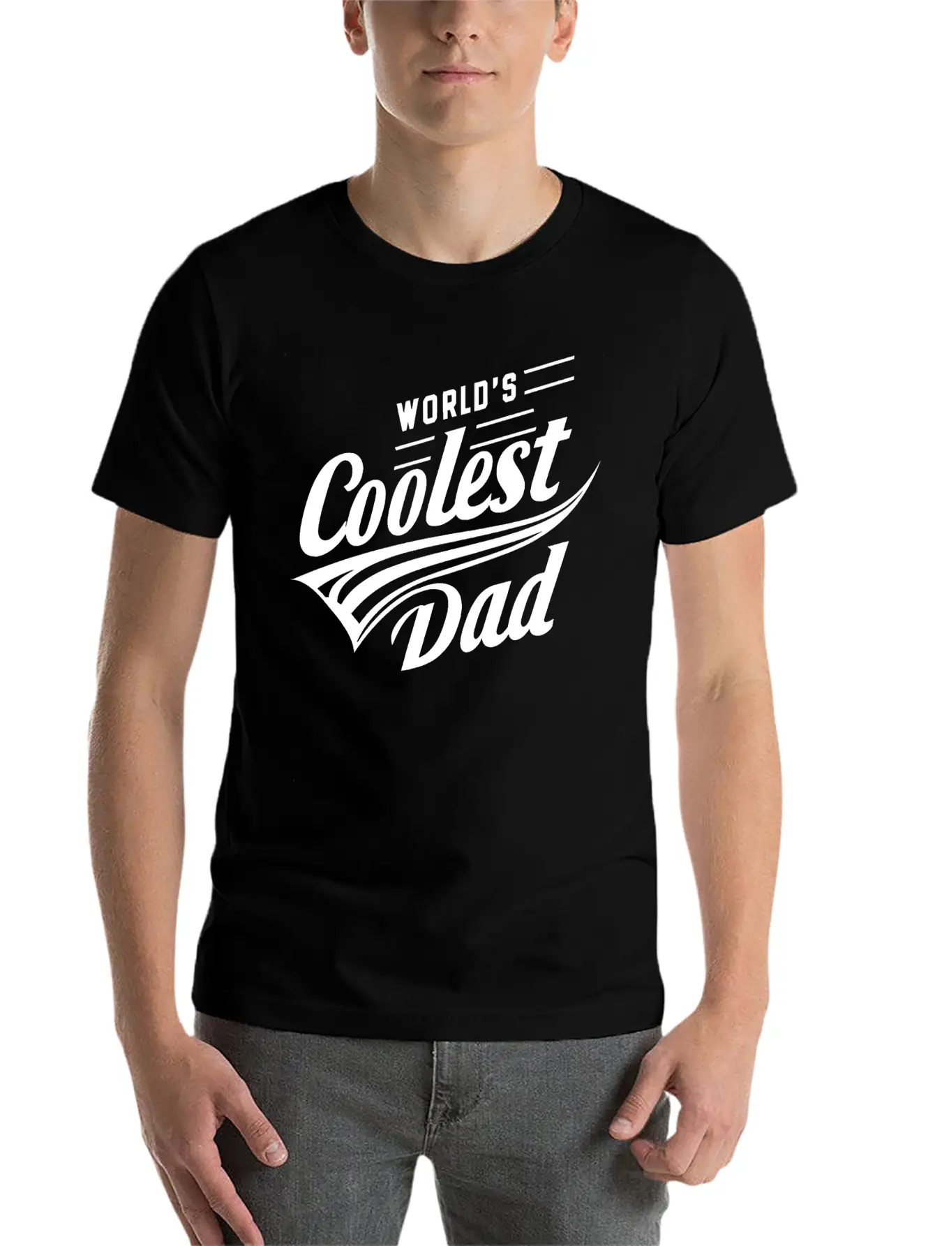 World Coolest Dad Essential Cotton Tee For Daily Outfits ¨C Unisex Style