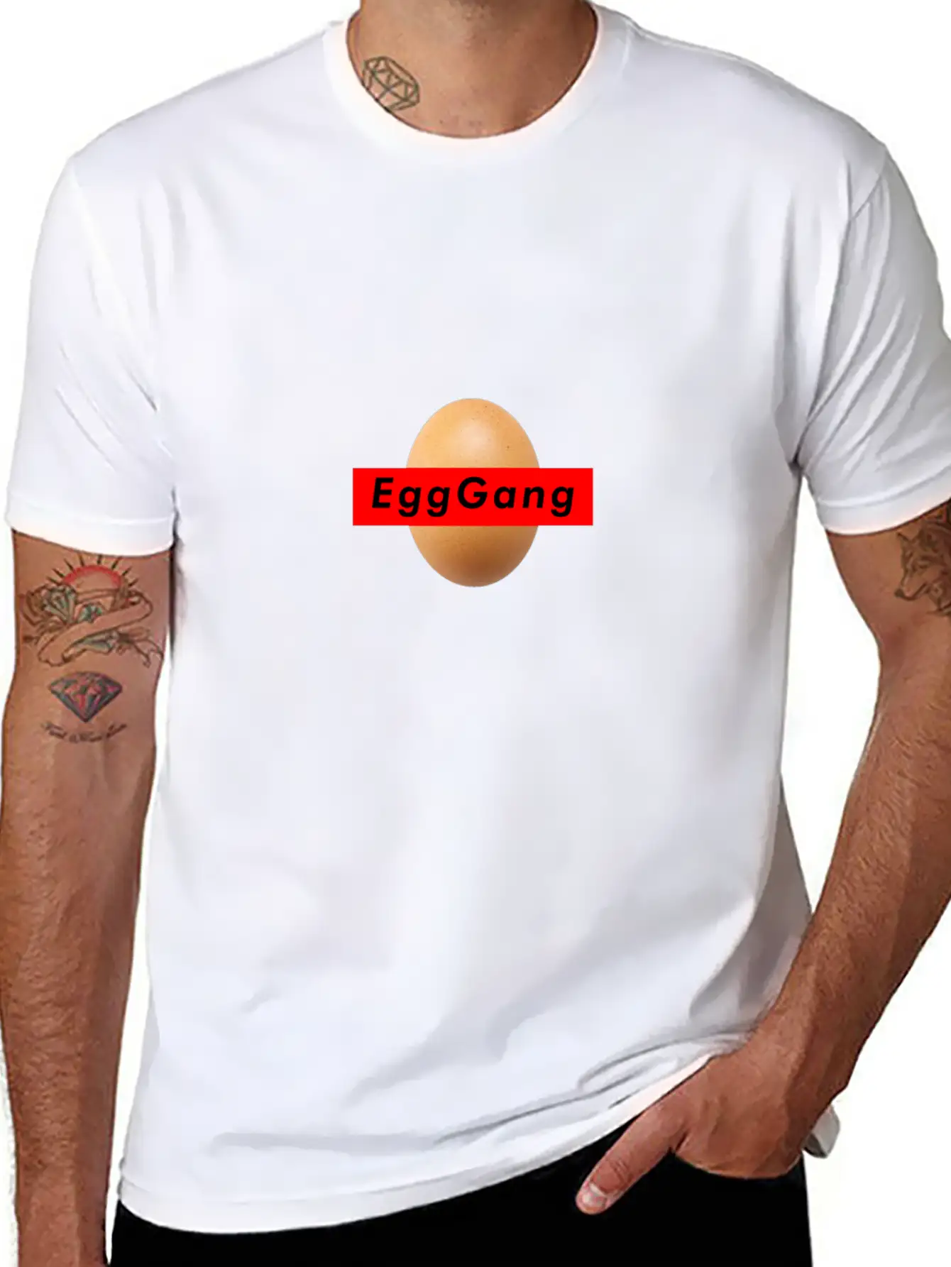 World Record Egg Gang Basic Graphic T-Shirt ¨C Daily Comfort In Soft Cotton