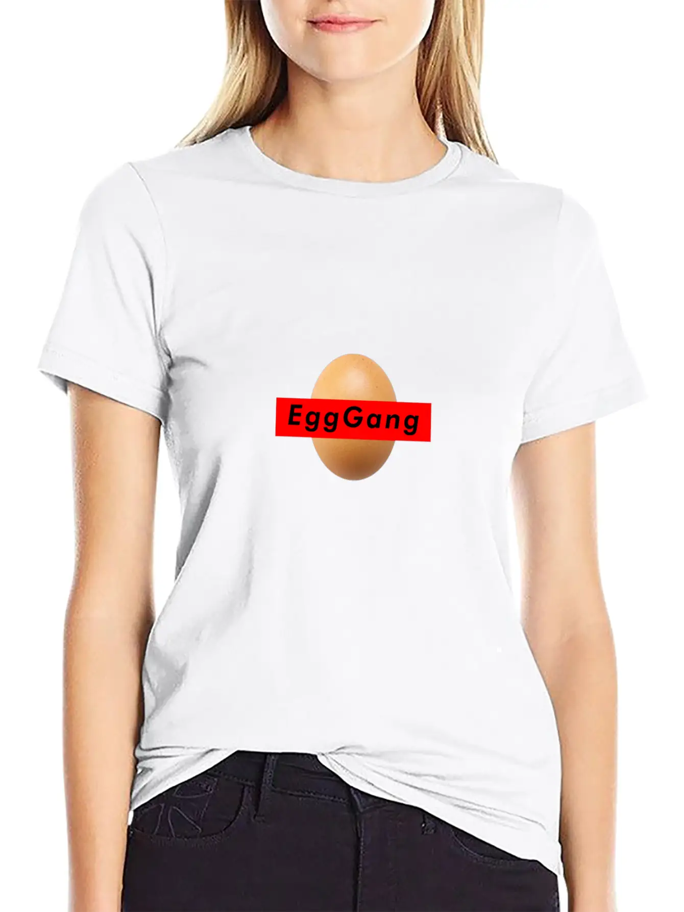 World Record Egg Gang Basic Graphic T-Shirt ¨C Daily Comfort In Soft Cotton