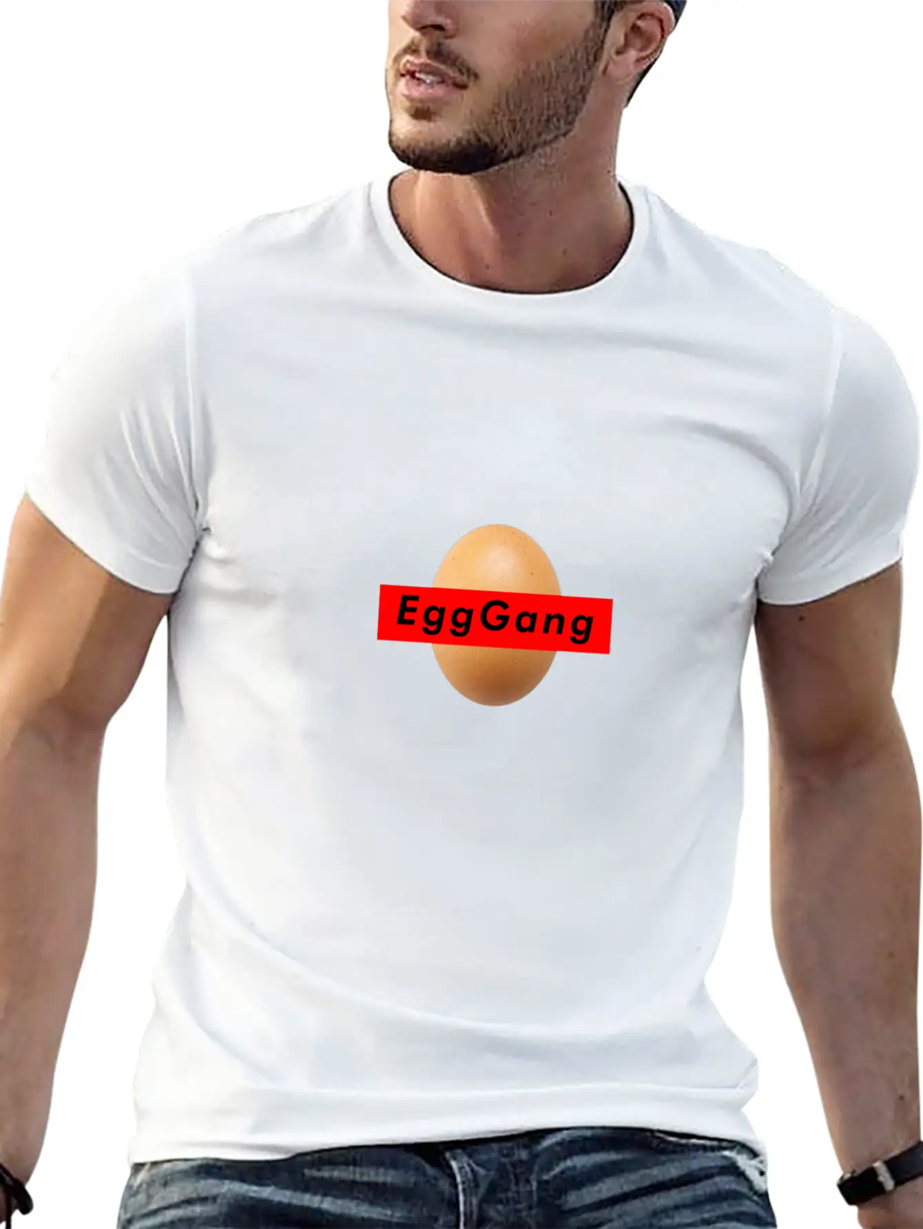 World Record Egg Gang Basic Graphic T-Shirt ¨C Daily Comfort In Soft Cotton