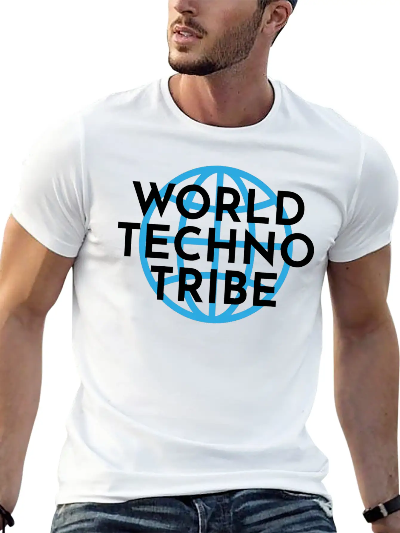 World Techno Tribe Gift Music Raving Concert Unisex Casual T-Shirt ¨C Clean Design For Daily Comfort