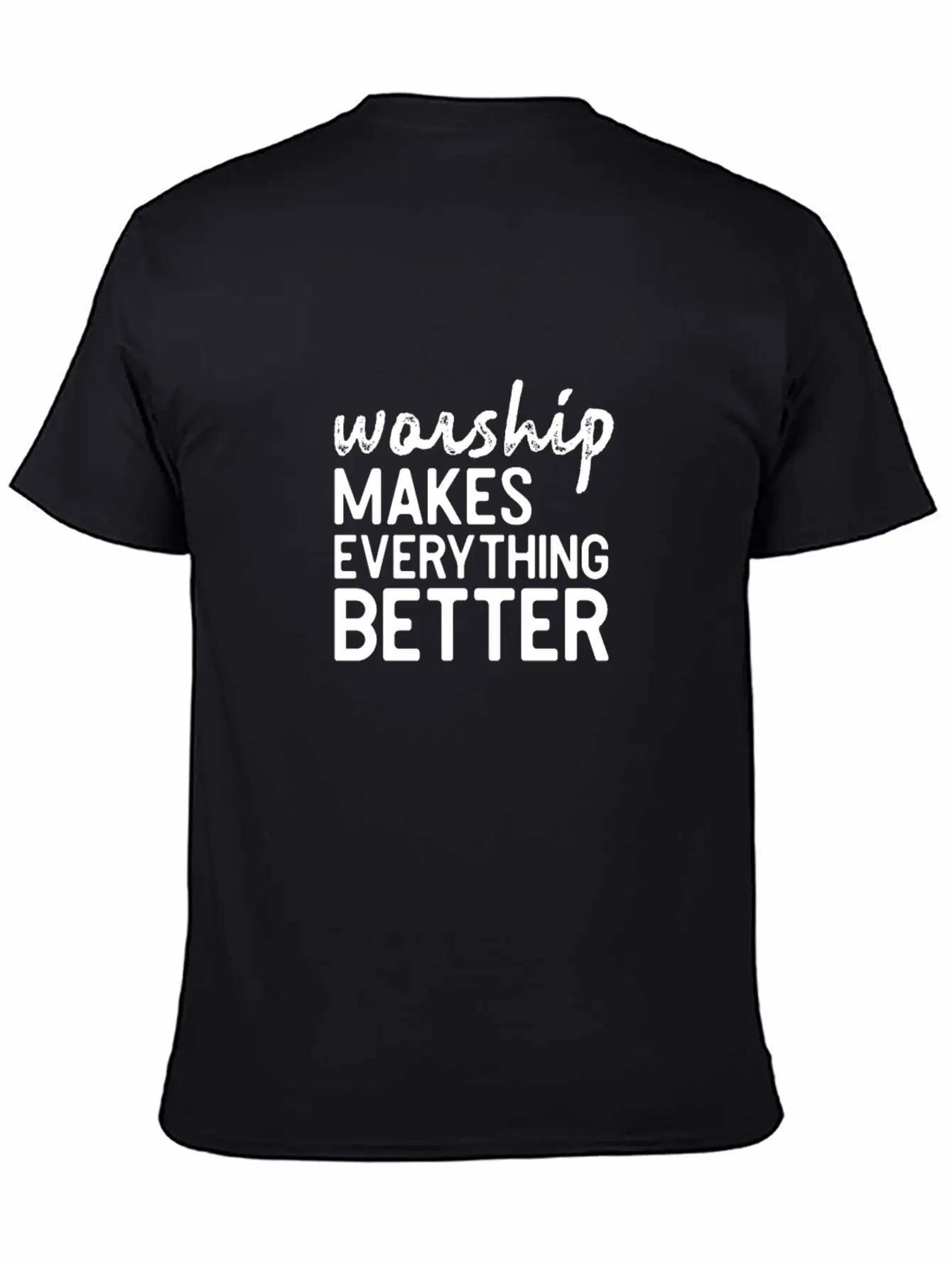 Worship Better Music Bible Jesus Shirt Gift Lightweight Cotton T-Shirt ¨C Daily Comfort Graphic Shirt