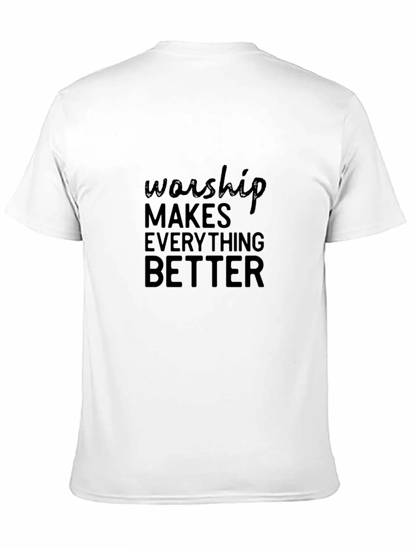 Worship Better Music Bible Jesus Shirt Gift Lightweight Cotton T-Shirt ¨C Daily Comfort Graphic Shirt