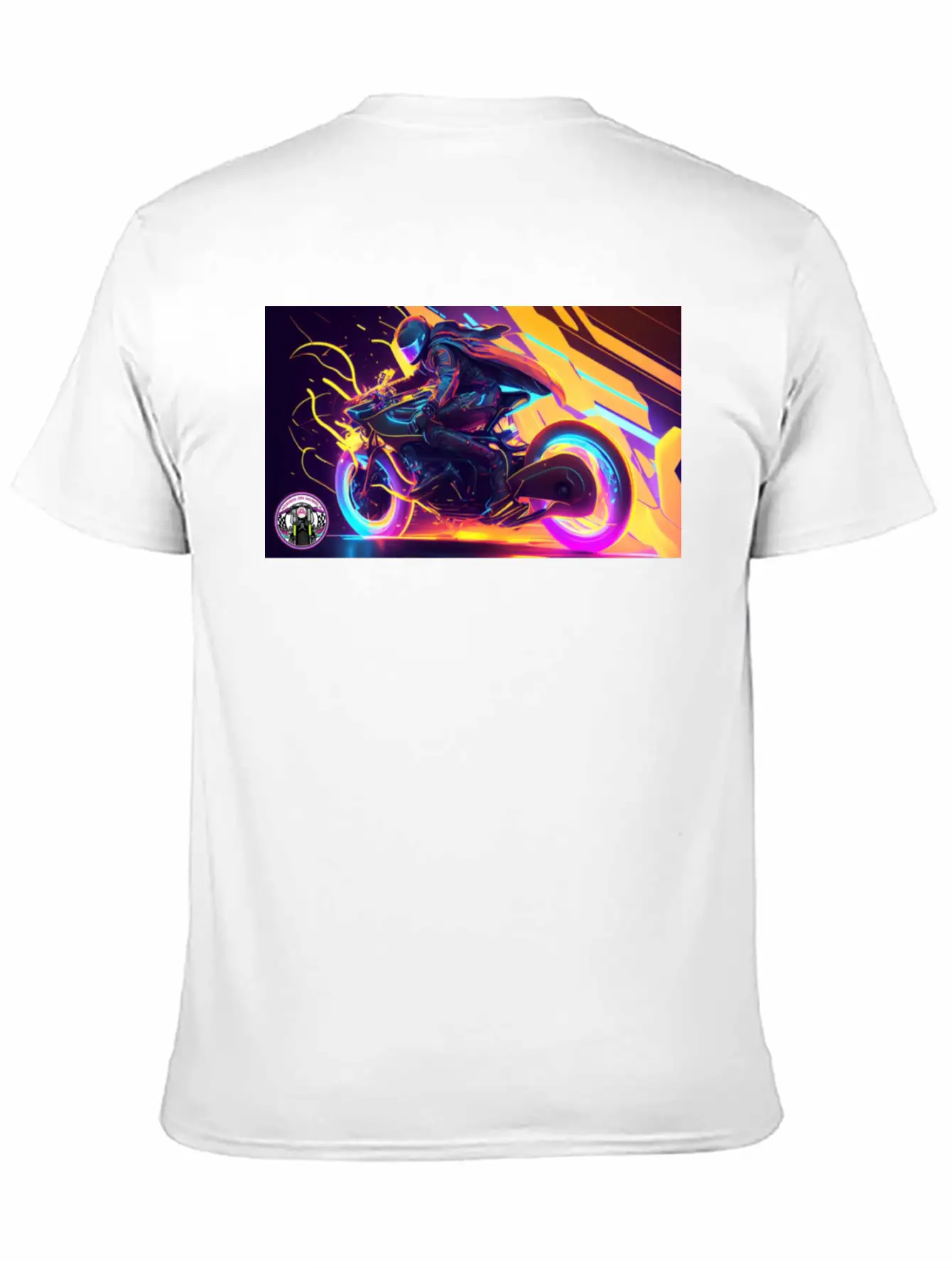 WoW Neon Chic Line Basic Graphic T-Shirt ¨C Daily Comfort In Soft Cotton