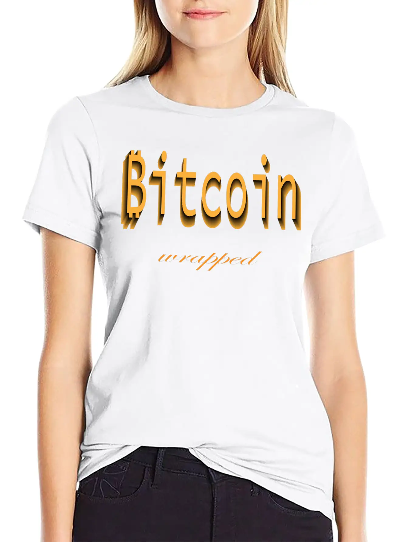 Wrapped Bitcoin Unisex Casual T-Shirt ¨C Clean Design For Daily Comfort