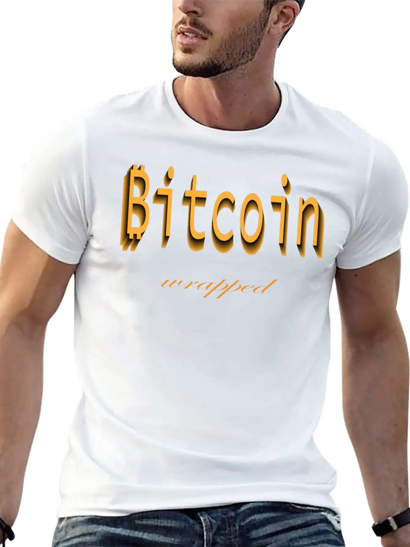Wrapped Bitcoin Unisex Casual T-Shirt ¨C Clean Design For Daily Comfort