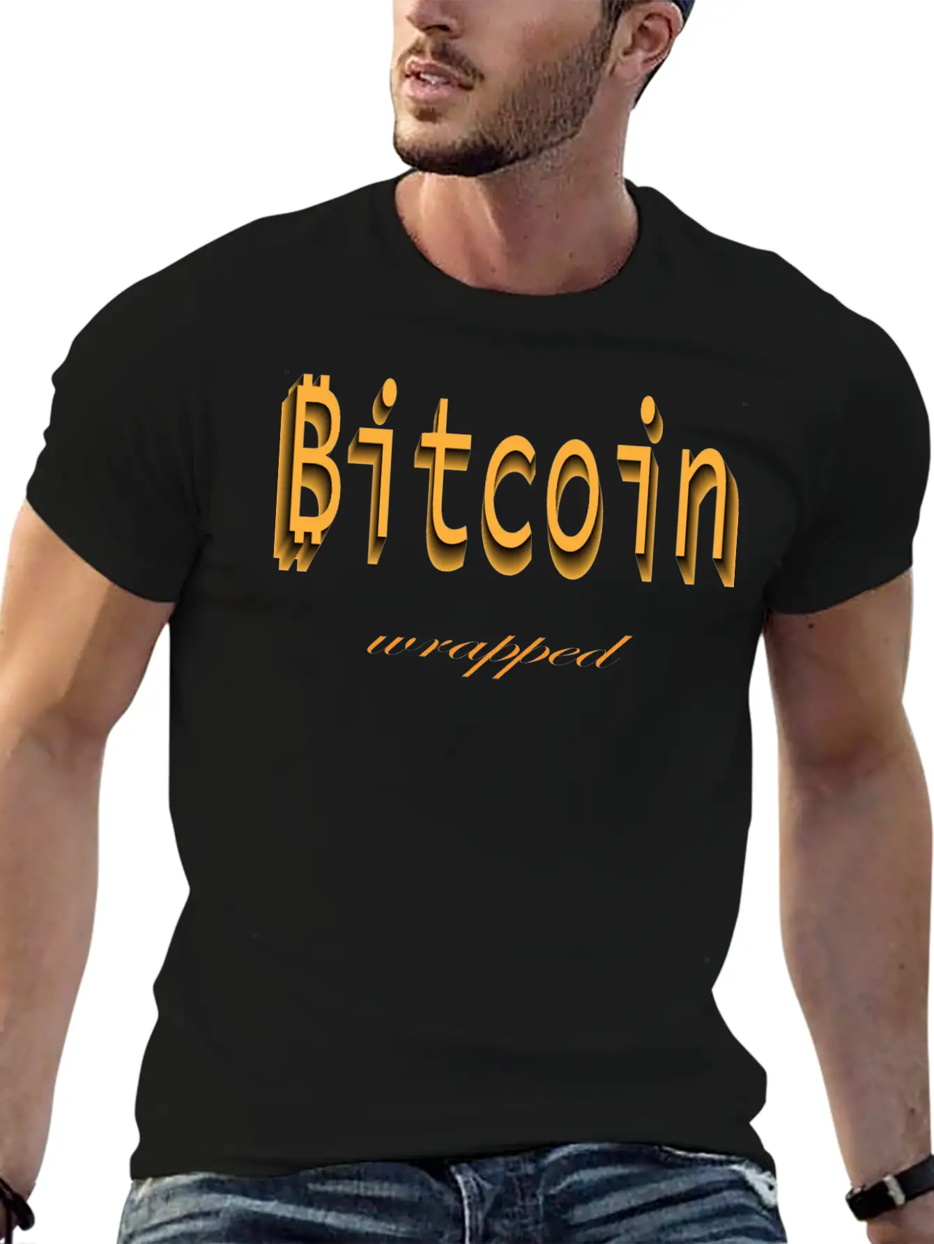 Wrapped Bitcoin Unisex Casual T-Shirt ¨C Clean Design For Daily Comfort