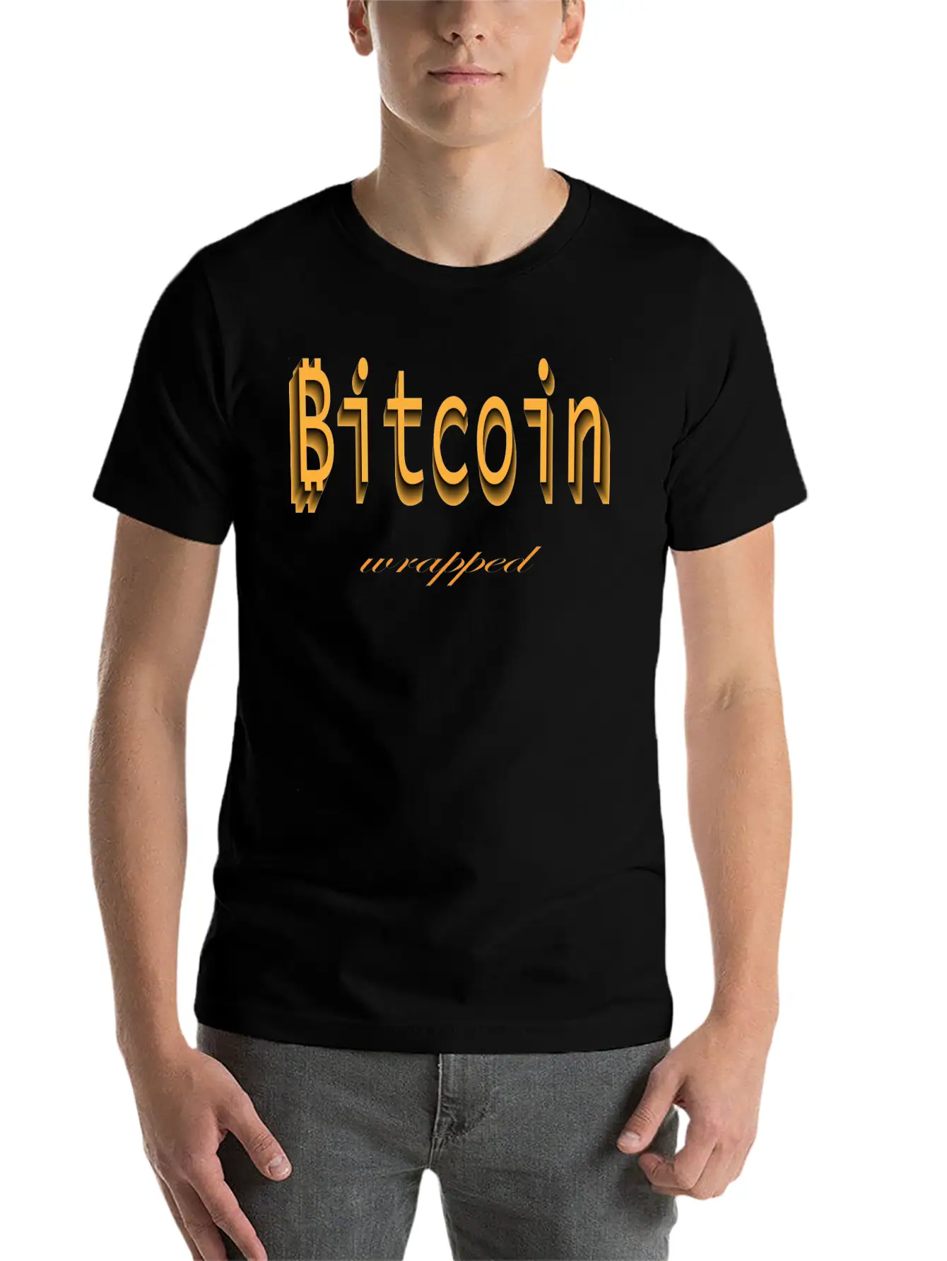 Wrapped Bitcoin Unisex Casual T-Shirt ¨C Clean Design For Daily Comfort