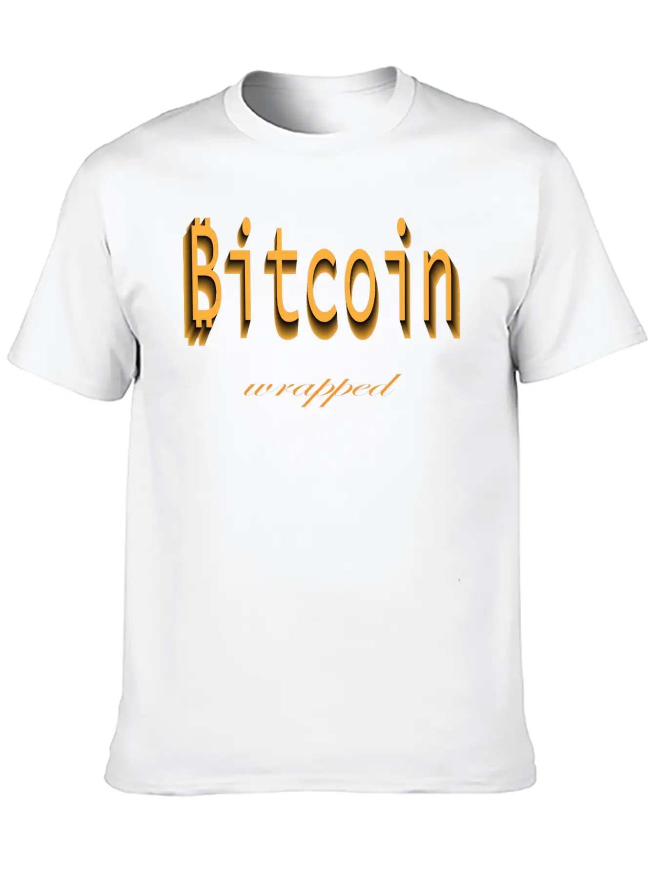 Wrapped Bitcoin Unisex Casual T-Shirt ¨C Clean Design For Daily Comfort