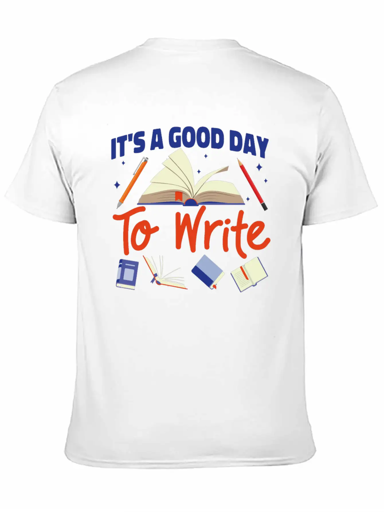 Writing Book Novel Writer & Basic Graphic T-Shirt ¨C Daily Comfort In Soft Cotton
