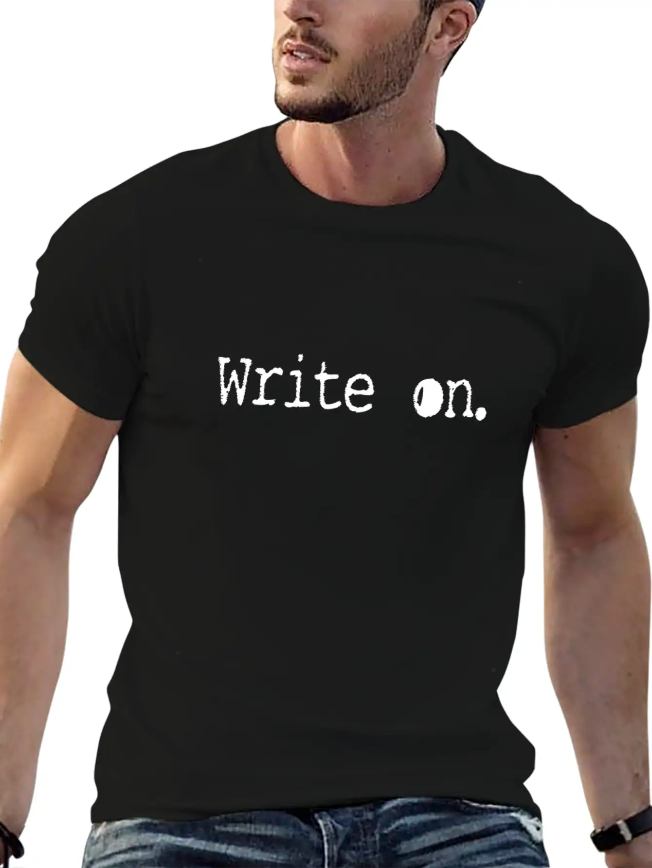 Writing/Writer : Write On. Unisex Casual T-Shirt ¨C Clean Design For Daily Comfort