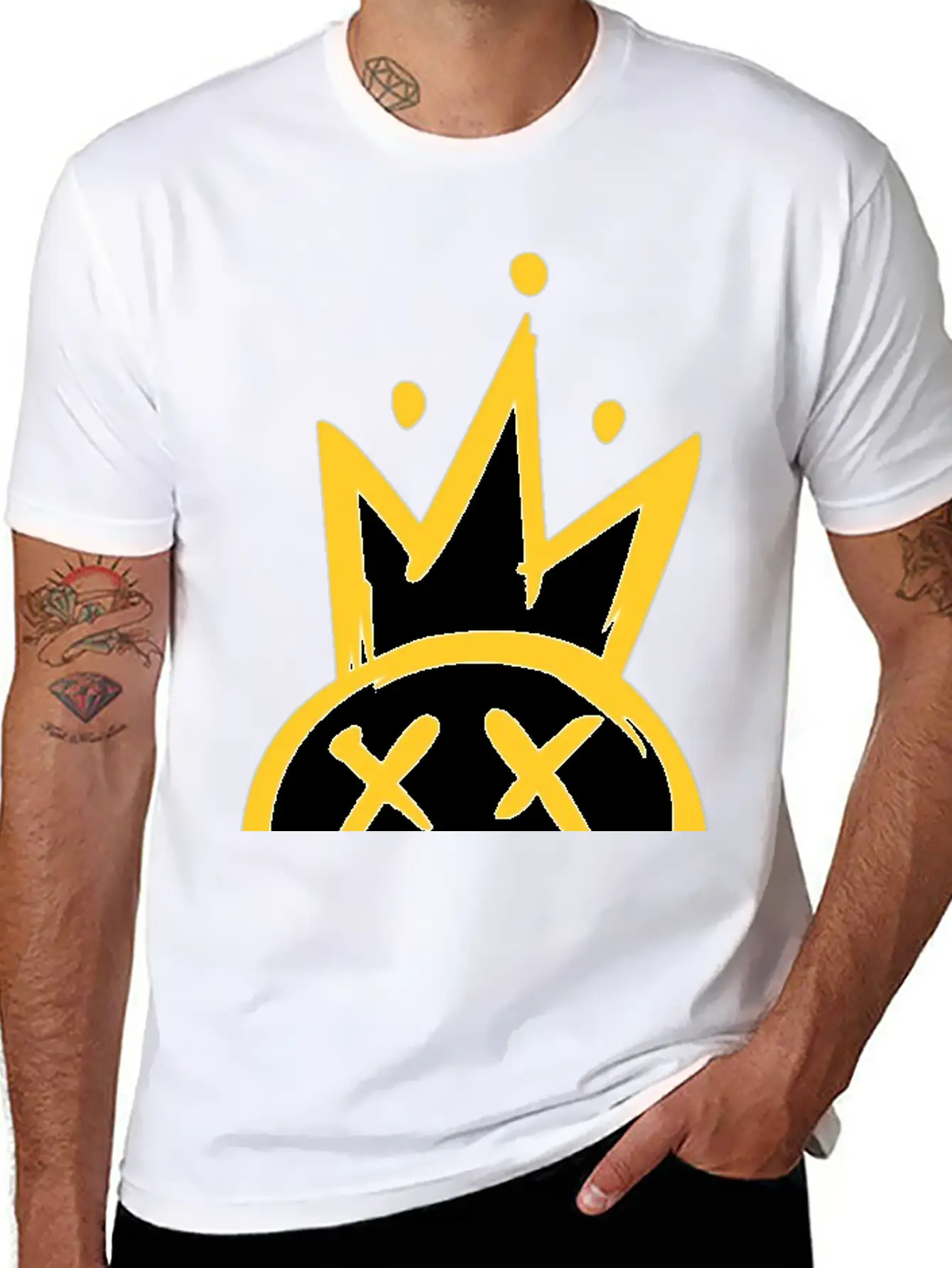 Xx Eyes Face Unisex Casual T-Shirt ¨C Clean Design For Daily Comfort
