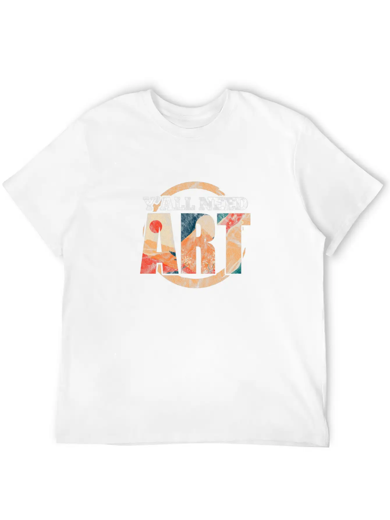 Y'All Need Art Art Teacher Lightweight Cotton T-Shirt ¨C Daily Comfort Graphic Shirt