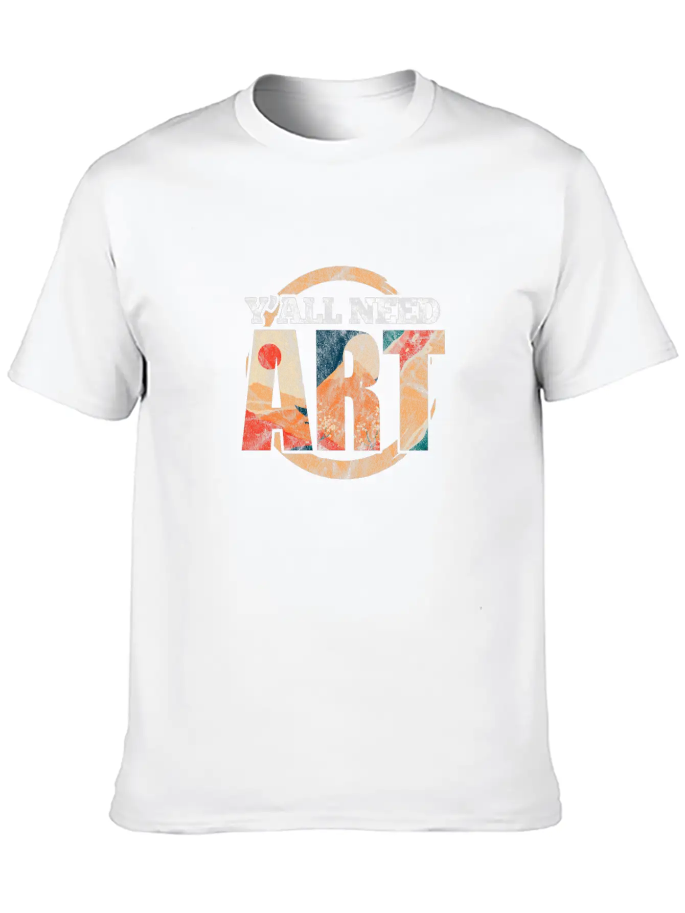 Y'All Need Art Art Teacher Lightweight Cotton T-Shirt ¨C Daily Comfort Graphic Shirt