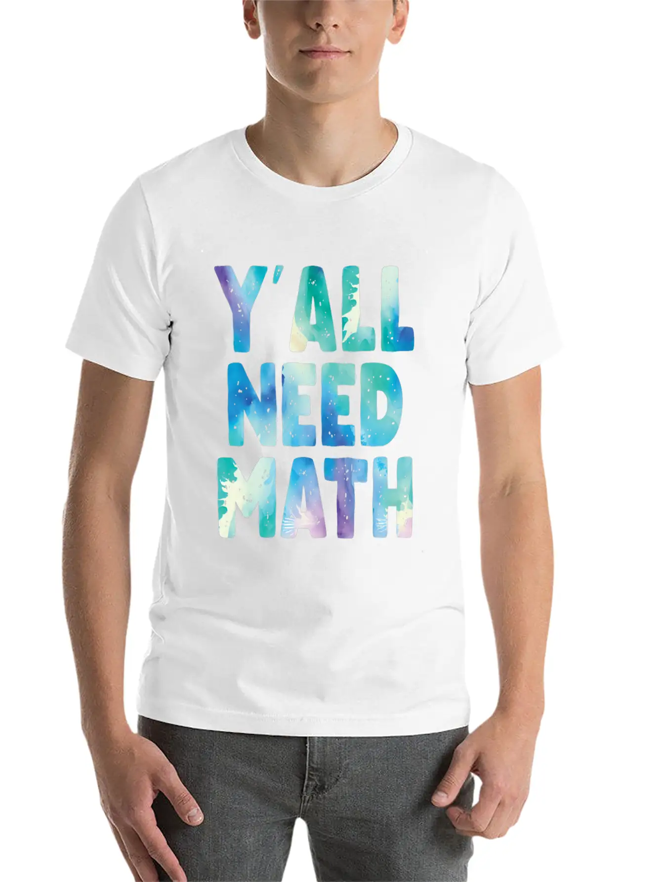 Yall Need Math Teachers Back To School Funny Math Essential Cotton Tee For Daily Outfits ¨C Unisex Style