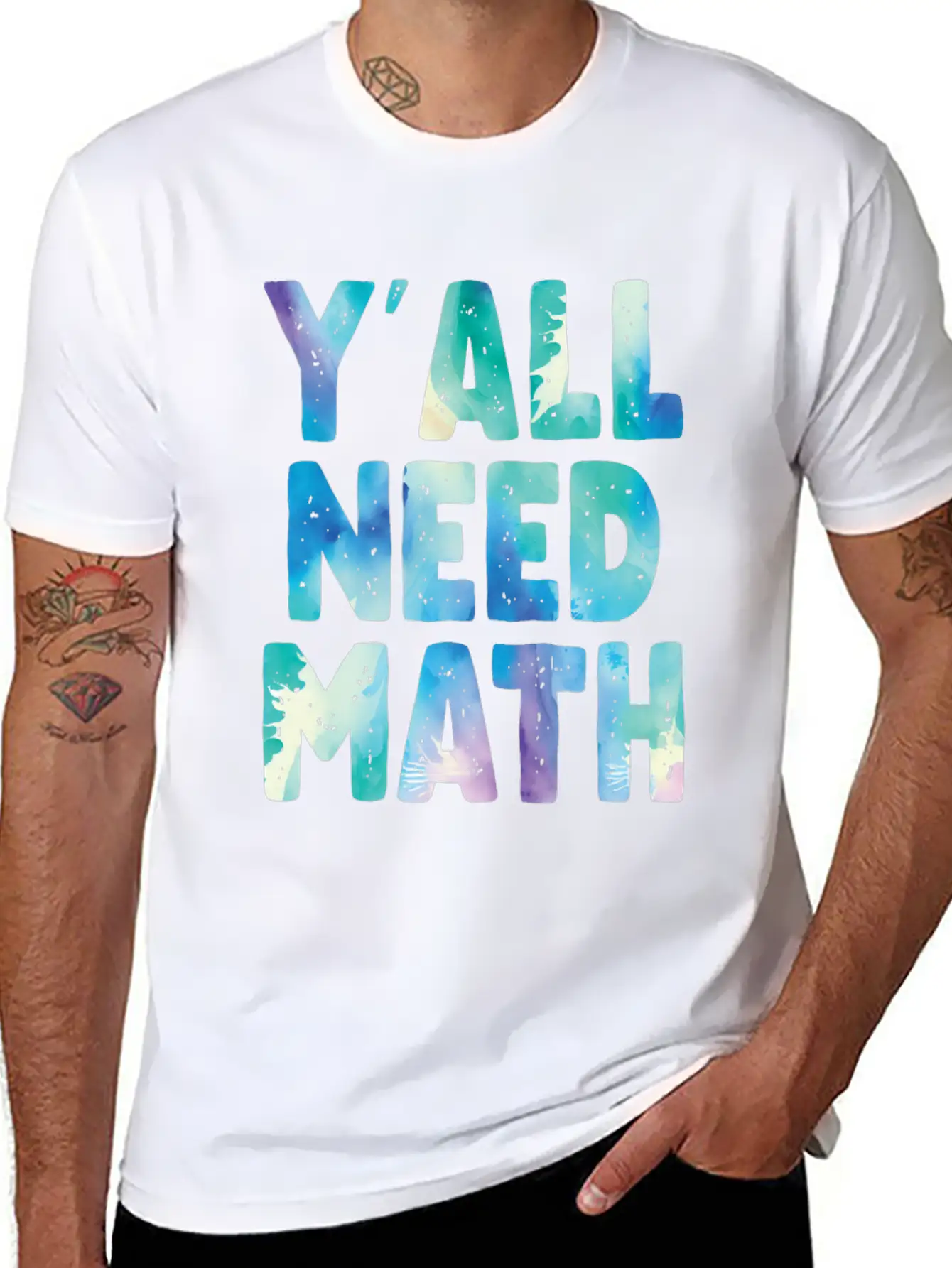 Yall Need Math Teachers Back To School Funny Math Essential Cotton Tee For Daily Outfits ¨C Unisex Style