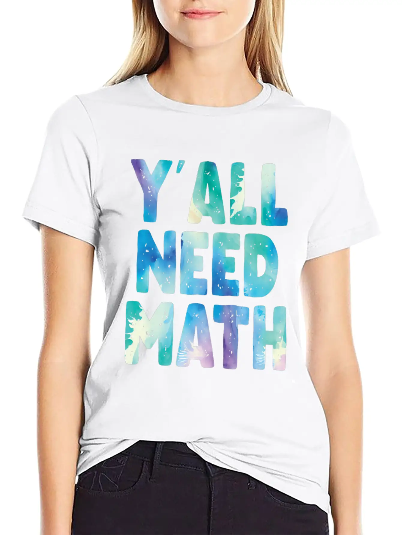 Yall Need Math Teachers Back To School Funny Math Essential Cotton Tee For Daily Outfits ¨C Unisex Style