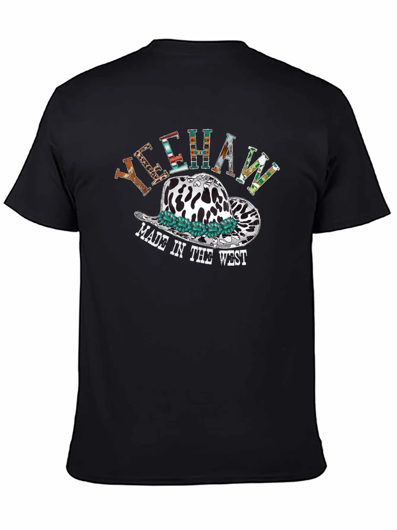 Yeehaw Made In The West Unisex Casual T-Shirt ¨C Clean Design For Daily Comfort
