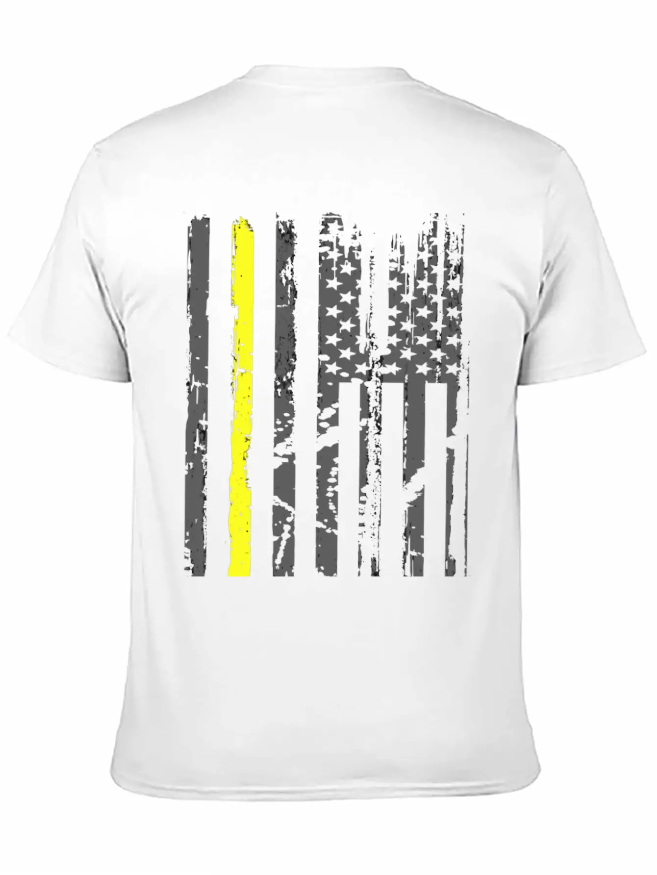 Yellow Line Towing American Flag Tow Truck Driver Basic Graphic T-Shirt ¨C Daily Comfort In Soft Cotton