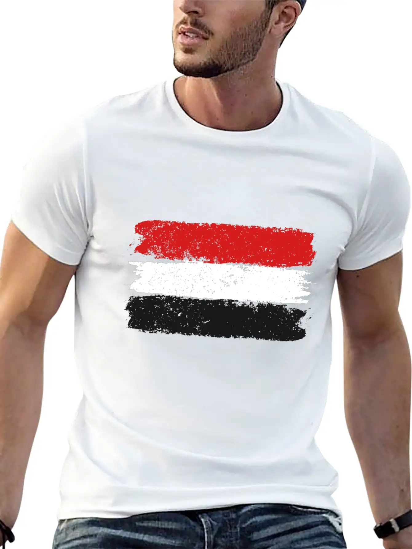 Yemen Flag Basic Graphic T-Shirt ¨C Daily Comfort In Soft Cotton