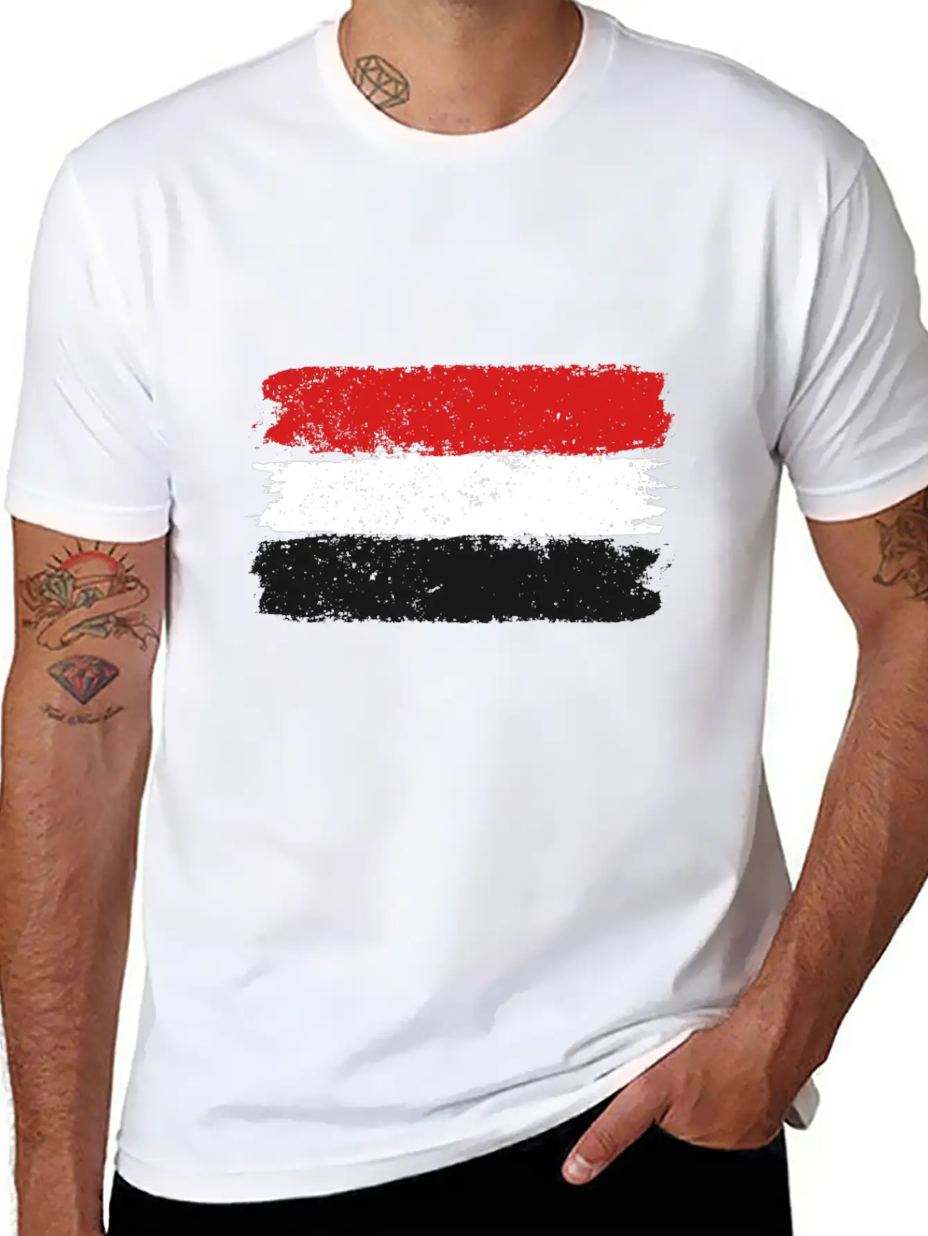 Yemen Flag Basic Graphic T-Shirt ¨C Daily Comfort In Soft Cotton