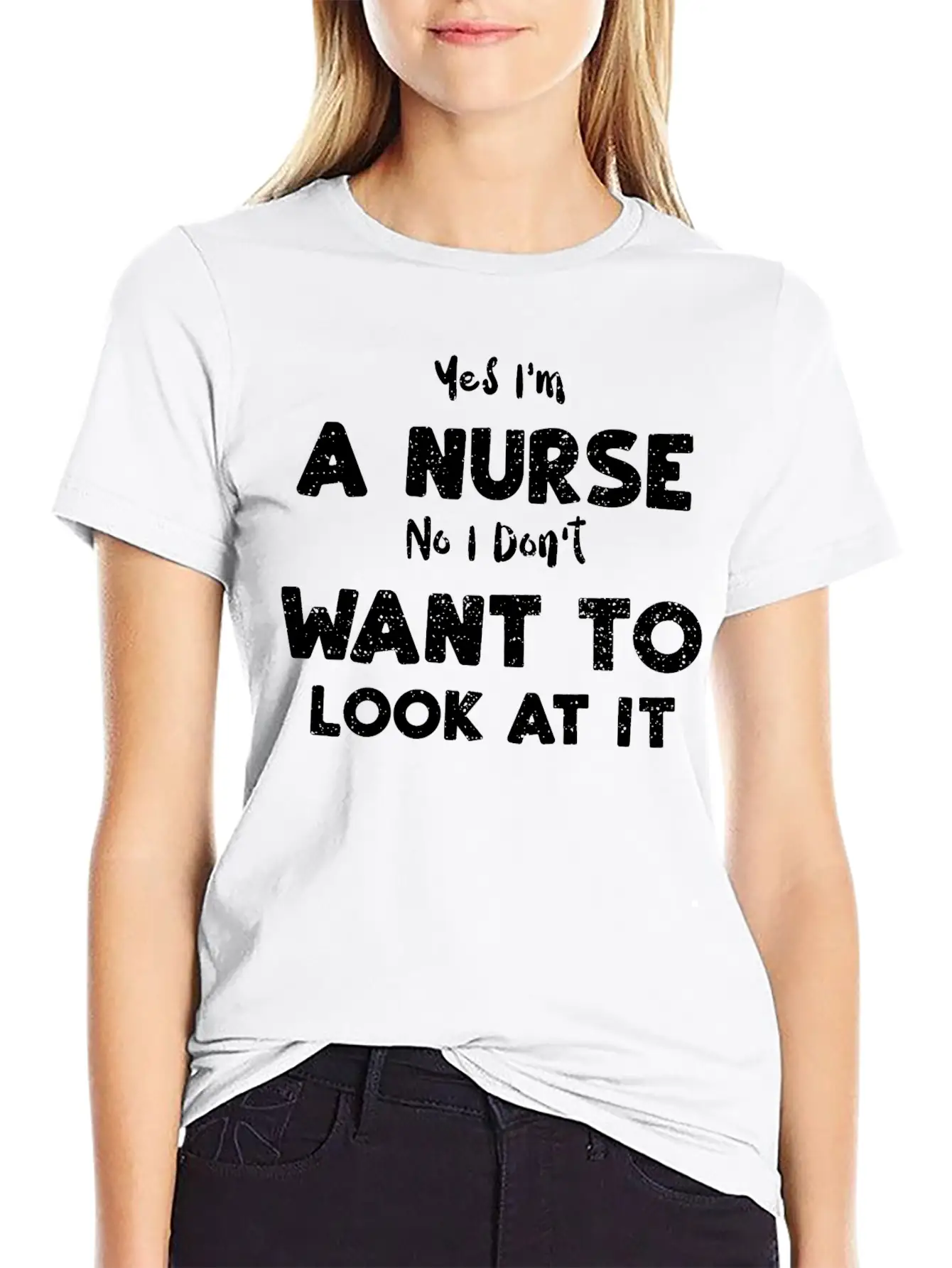 Yes I'm A Nurse No I Don't Want... Essential Cotton Tee For Daily Outfits ¨C Unisex Style