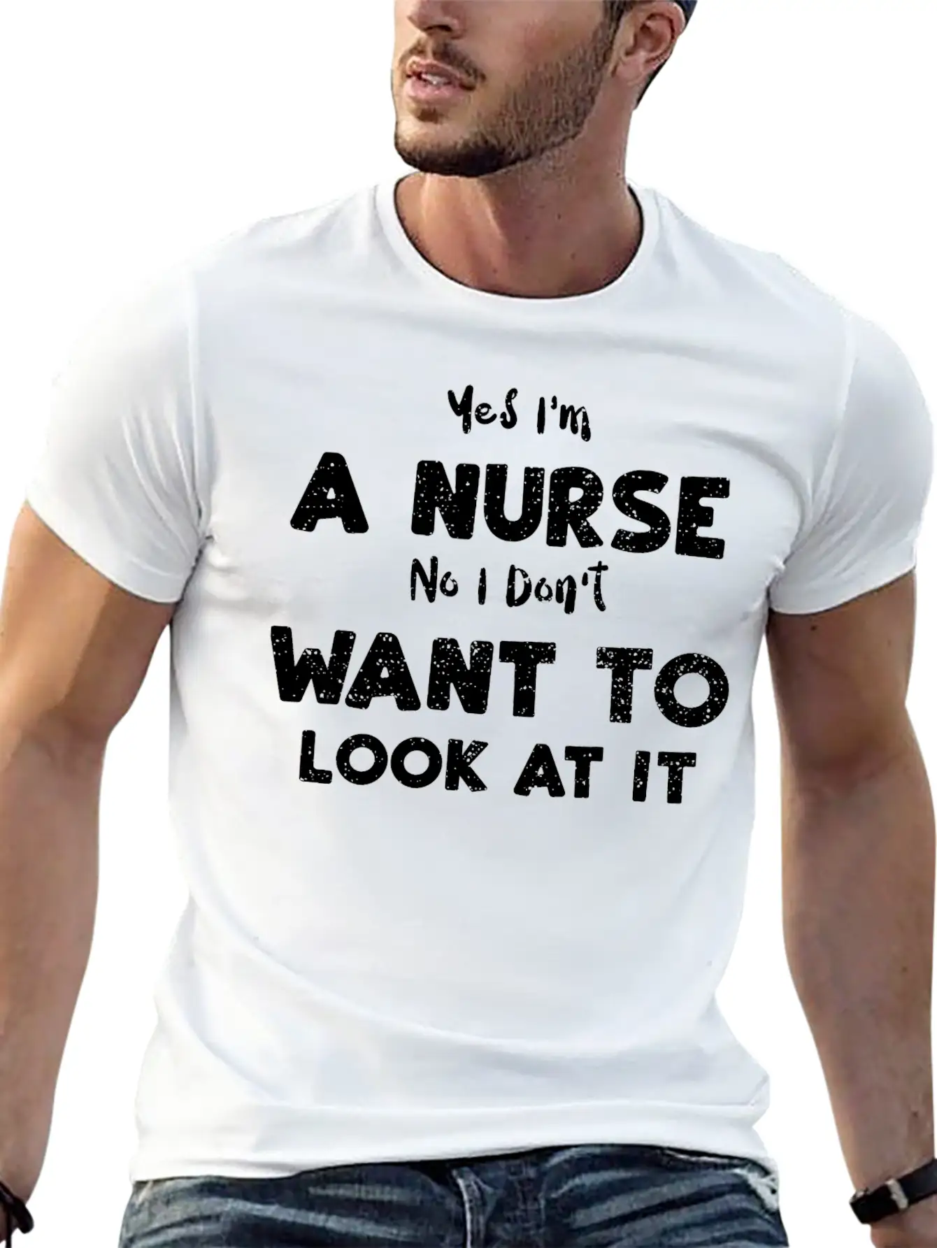 Yes I'm A Nurse No I Don't Want... Essential Cotton Tee For Daily Outfits ¨C Unisex Style